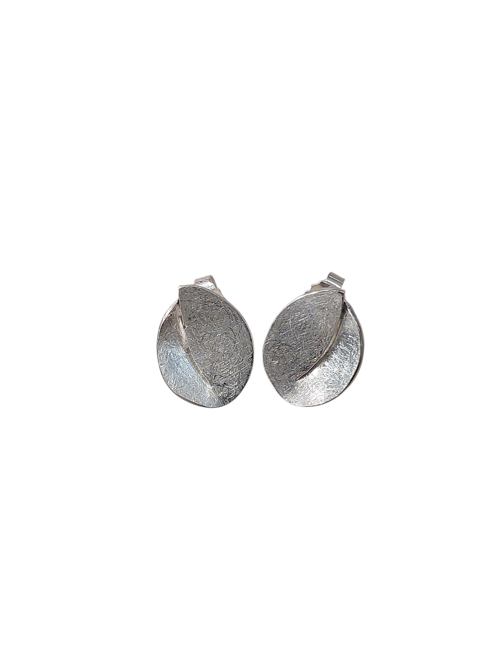 Zilver oorstekers Wings