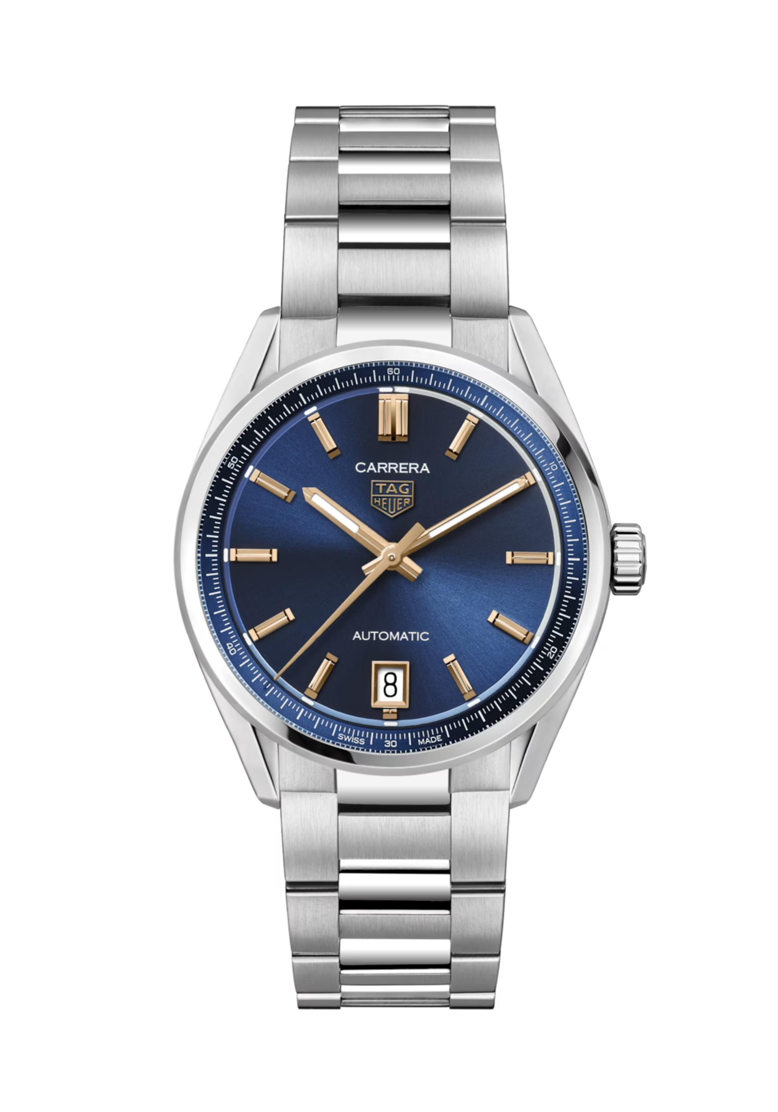 Dit TAG Heuer horloge behoort tot de Carrera collectie. 
Referentienummer: WBN2311.BA0001 

Assertief en emblematisch, deze TAG Heuer Carrera straalt opvallende luxe uit. De combinatie van materialen en fijne details zorgt voor een horloge met onstuitbare verfijning en absolute kracht van karakter.
Met een witte parelmoer wijzerplaat bezet met goudkleurige indexen en wijzers, maakt deze fijn bewerkte wijzerplaat een prestigieus statement.
De stalen kast van 36 mm van dit horloge benadrukt het kenmerkende ontwerp. Het saffierkristal en de bijgewerkte band zijn resoluut sterk en opzichtig.

De TAG Heuer Carrera is voorzien van een automatisch uurwerk en de kast is gemaakt van edelstaal. Het horloge heeft een diameter van 36 mm en is getest op een waterdichtheid van 5 ATM / 50 meter. De horlogeband is gemaakt van edelstaal. Een automatische Calibre 7, met een 56 uur gangreserve bepaalt het tempo achter de oogverblindende wijzerplaat en zorgt voor precisie en vastberaden overtuiging.

Uw TAG Heuer horloge is 24 maanden na aankoop beschermd onder fabricage garantie. De duur van de garantieperiode van 2 jaar kan worden verlengd naar 5 jaar. Om dit te doen, nodigen wij u uit om een account aan te maken of in te loggen op uw MyTAGHeuer online account en vervolgens uw horloge te registreren. U ontvangt dan een gratis garantieverlenging van 3 jaar.