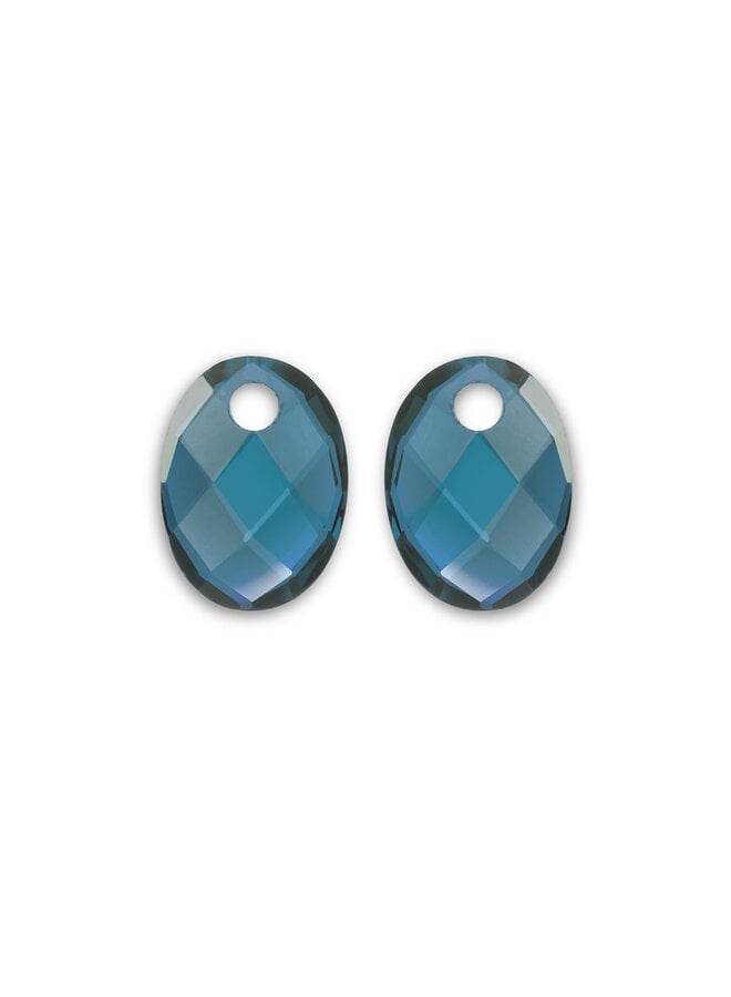 Mix en match deze Medium Oval oorbel edelstenen aan de Sparkling oorstekers en creolen. Verkrijgbaar in verschillende kleuren!