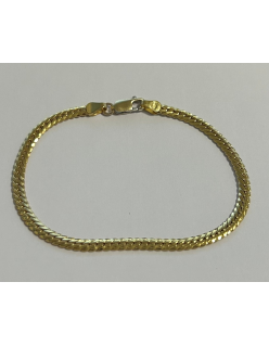 Fjory gouden armband met zilveren kern.