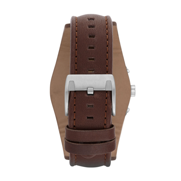 Fossil band bruin 22mm
