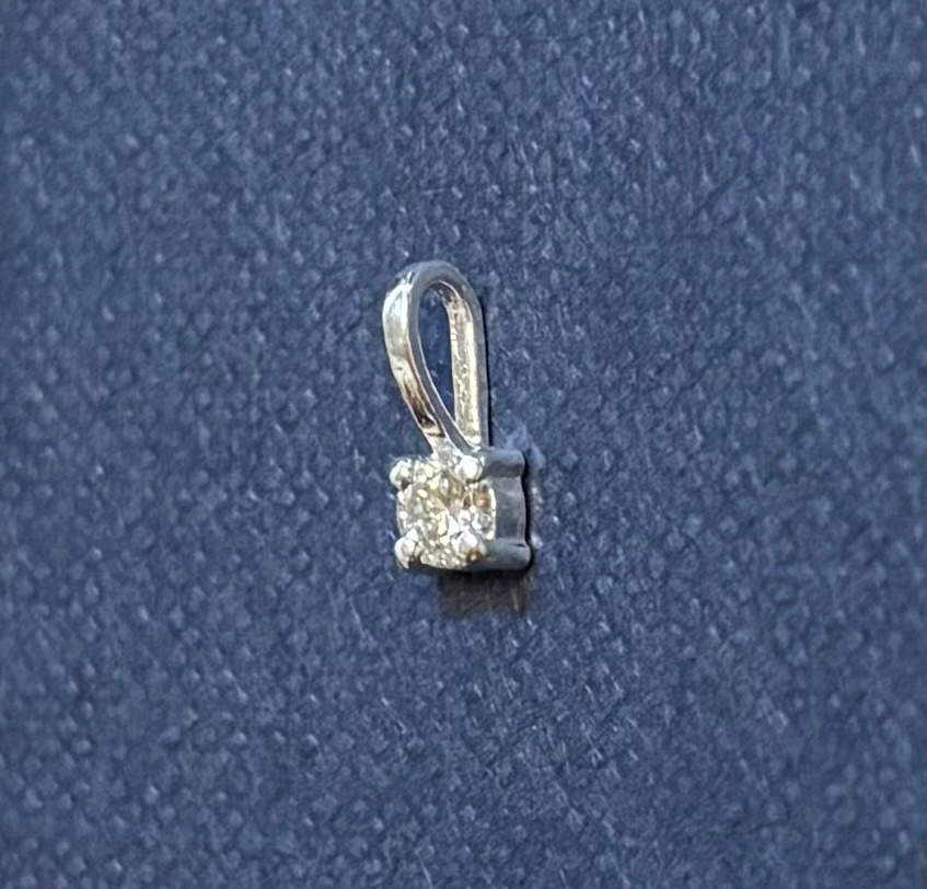 Labgrown diamant in zilver gezet