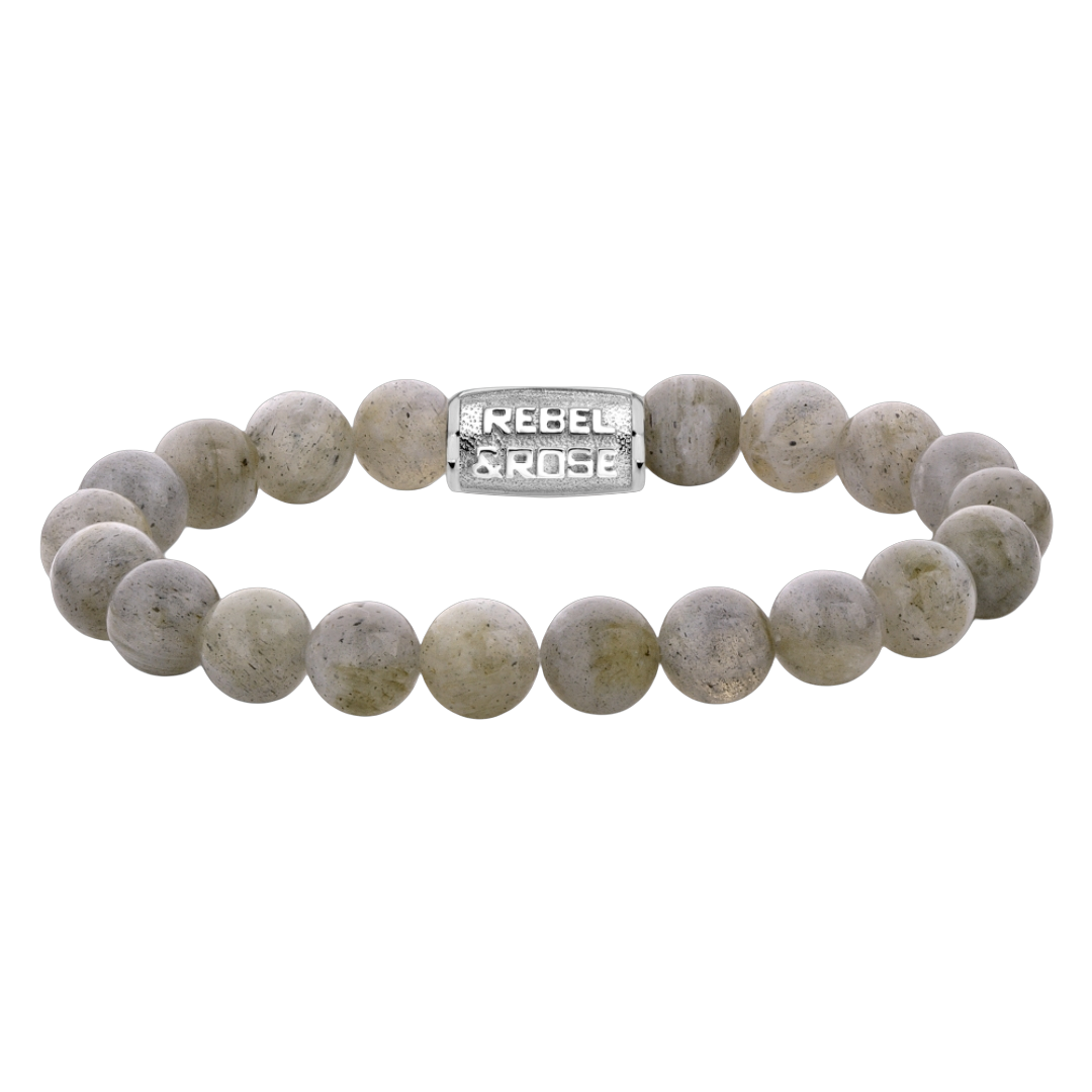 Rebel & Rose - Labradorite Shield - 8mm Medium 17.5cm - RR-80122-S-M