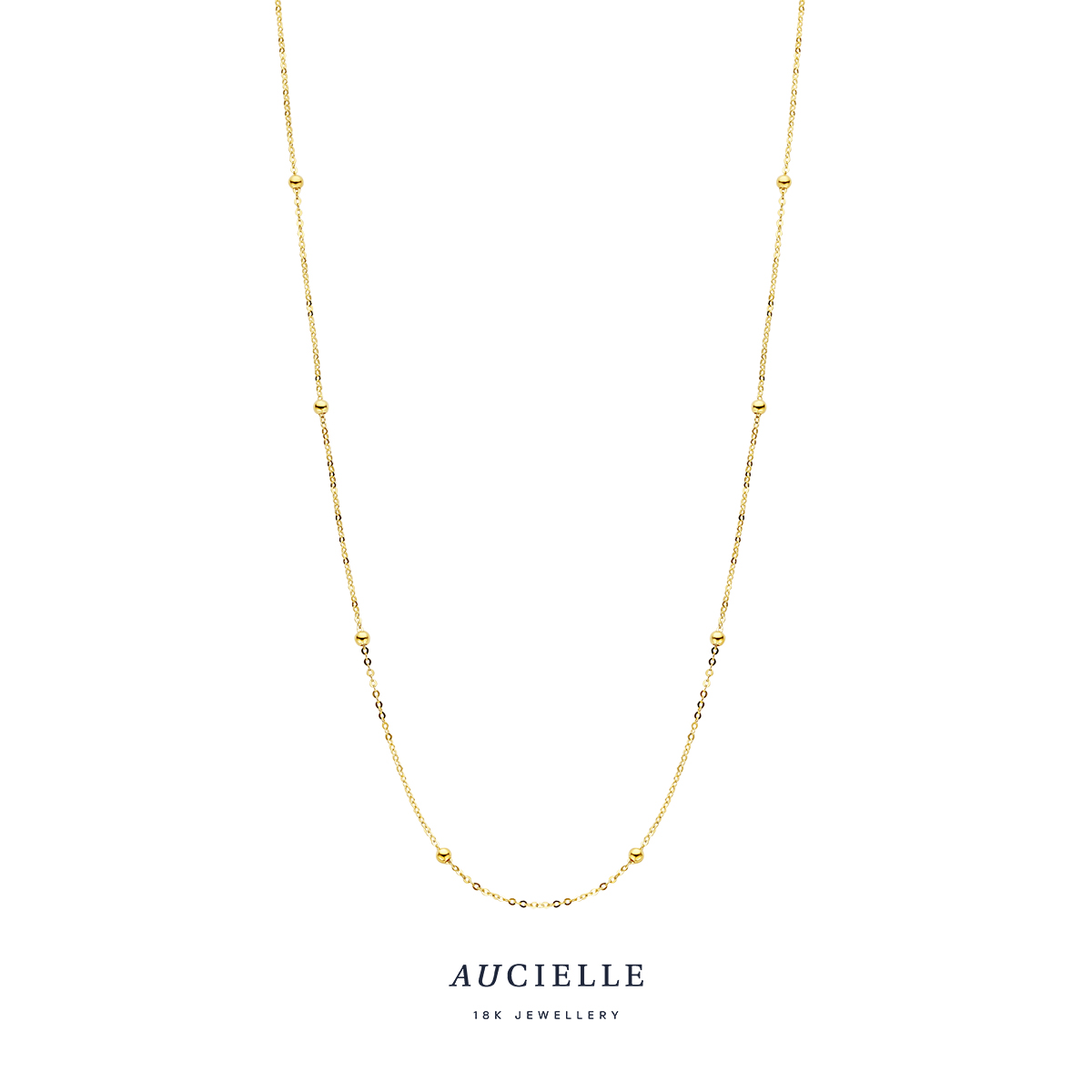AuCielle Ketting - goud 18k - AX0009B/45