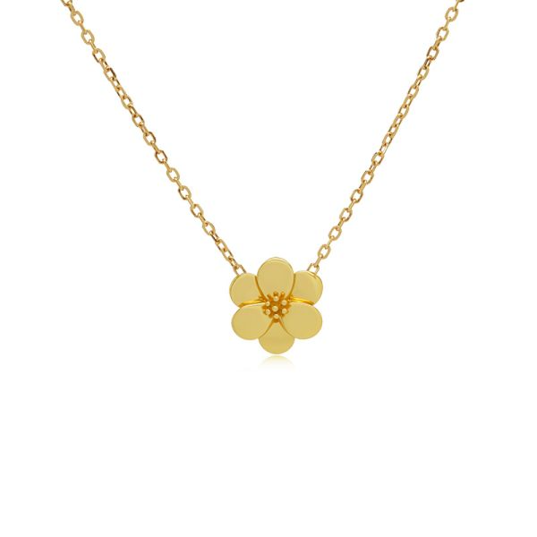 Karma Jewelry zilver verguld collier LILIEE Flower