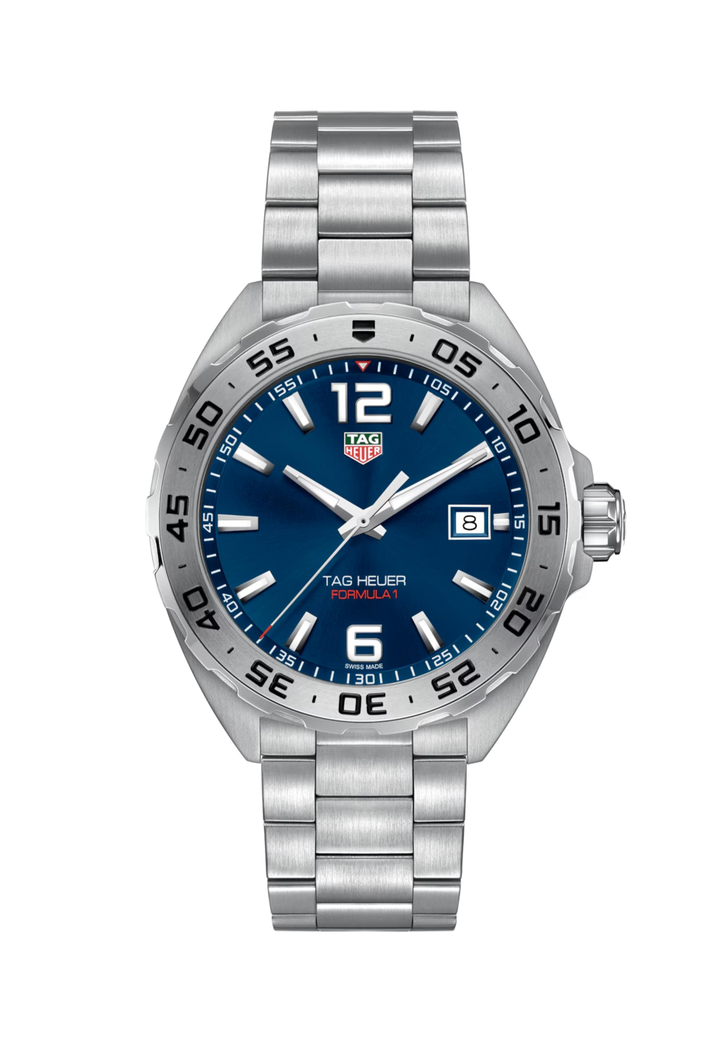 Dit TAG Heuer horloge behoort tot de Formula 1 collectie. Referentienummer: WAZ1118.BA0875

De TAG Heuer Formula 1 is voorzien van een Quartz uurwerk en de kast is gemaakt van edelstaal. Het horloge heeft een diameter van 41 mm en is getest op een waterdichtheid van 20 ATM / 200 meter. De horlogeband is gemaakt van edelstaal.

Uw TAG Heuer horloge is 24 maanden na aankoop beschermd onder fabricage garantie. De duur van de garantieperiode van 2 jaar kan worden verlengd naar 5 jaar. Om dit te doen, nodigen wij u uit om een account aan te maken of in te loggen op uw MyTAGHeuer online account en vervolgens uw horloge te registreren. U ontvangt dan een gratis garantieverlenging van 3 jaar.