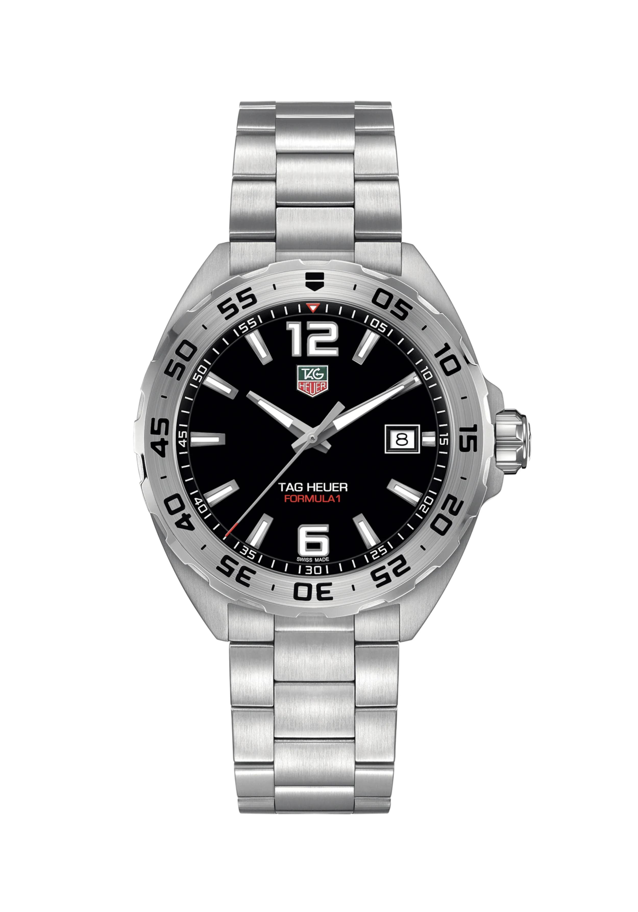 Dit TAG Heuer horloge WAZ1112.BA0875 behoort tot de Formula 1 collectie.

Referentienummer: WAZ1112.BA0875

De TAG Heuer Formula 1 is voorzien van een Quartz uurwerk en de kast is gemaakt van edelstaal. Het horloge heeft een diameter van 41 mm en is getest op een waterdichtheid van 20 ATM / 200 m.

Uw TAG Heuer horloge is 24 maanden na aankoop beschermd onder fabricage garantie. De duur van de garantieperiode van 2 jaar kan worden verlengd naar 5 jaar. Om dit te doen, nodigen wij u uit om een account aan te maken of in te loggen op uw MyTAGHeuer online account en vervolgens uw horloge te registreren. U ontvangt dan een gratis garantieverlenging van 3 jaar.