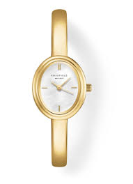 Rosefield Studio Edition 6 Bangle Watch Oval Gold Small 55 mm