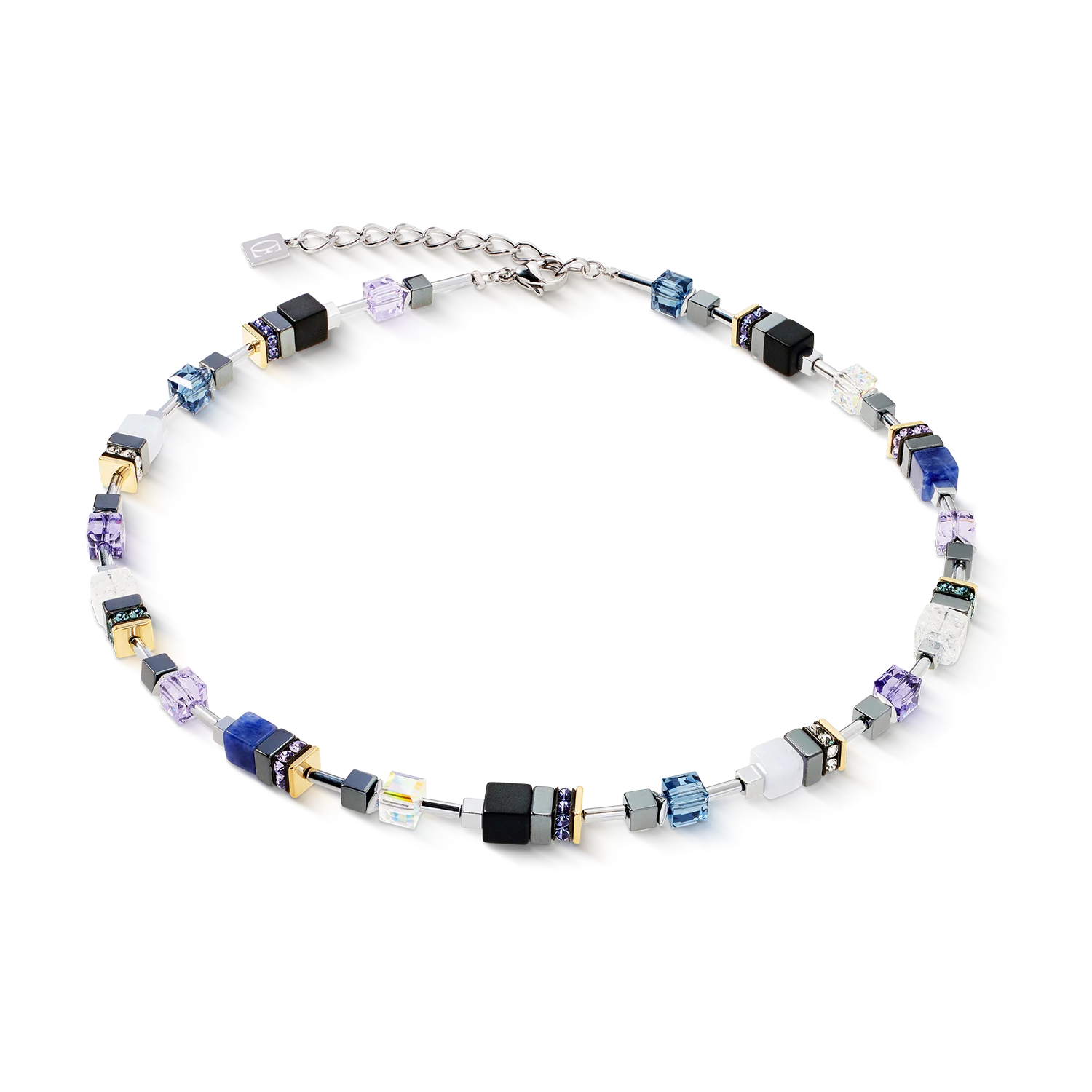 COEUR DE LION 3017/10-0708 Collier Blue - Purple .Perfect voor zowel casual als formele gelegenheden. Draag het als een opvallend stuk op een effen top of jurk voor een verfijnde look. Een must-have accessoire voor elke sieradenliefhebber. Voeg deze tijdloze ketting toe aan uw collectie voor een stijlvolle uitstraling.