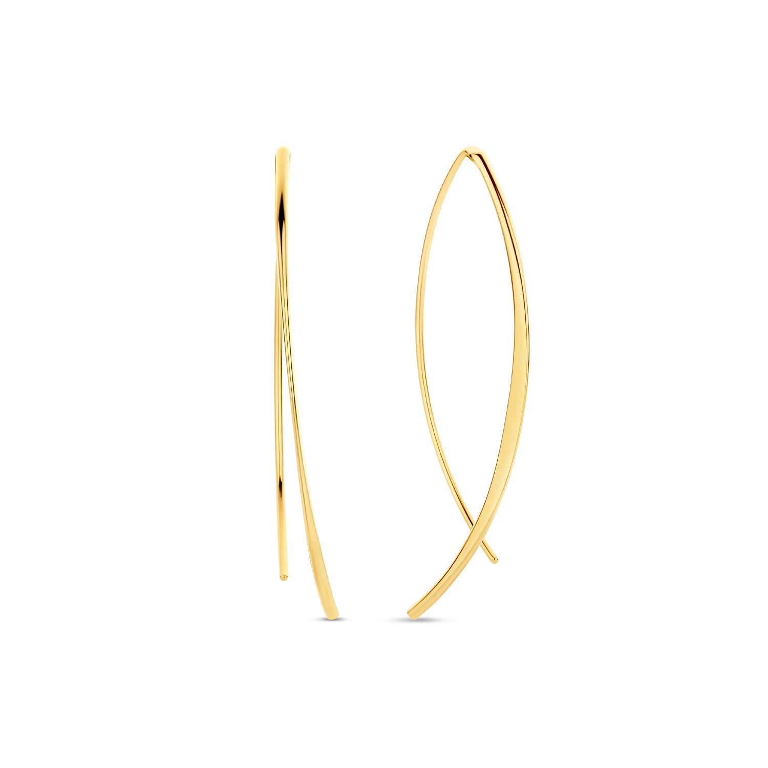 Mayfair Earrings
Straight and Simpel met deze 14K gouden Mayfair Earrings. De oorringen zijn strak ovaal met de uiteinden in puntvorm. Stijlvol en verfijnd en goed te combineren met de andere sieraden van Jackie voor een trendy look!

Treasures of London
Londen is de stad van biscuits and tea, rode dubbeldekkers en telefooncellen, zwarte taxi&rsquo;s en natuurlijk de iconische bezienswaardigheden zoals Big Ben, Tower Bridge en Buckingham Palace. De bruisende metropool aan de oevers van de Theems is de inspiratie geweest voor Jackie&rsquo;s nieuwste 14 karaat gouden sieradencollectie. Tijdens haar reis naar London heeft Jackie genoten van geschiedenis, cultuur en tradities. Dit vind je terug in de nieuwe collectie &lsquo;Treasures of London&rsquo;! 

Specificaties
- Oorringen
- Materiaal: 14 Karaat - Geelgoud - 585
- Ovaalvorm
- Artikelnummer: JKE23.359