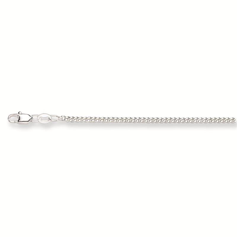 - Lengte ketting - Zilver gourmet 2,1 mm