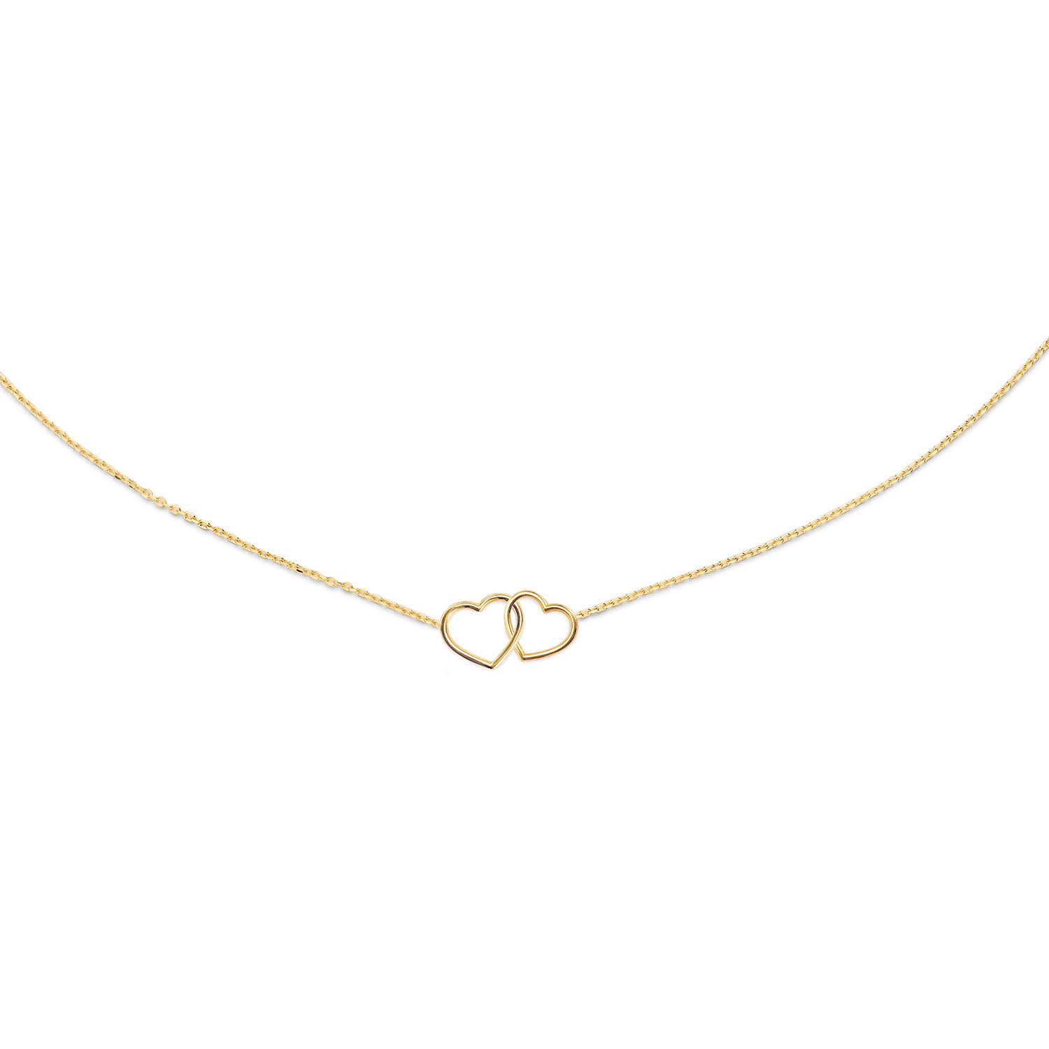 Jackie Double Heart Necklace 
Love is in the air met deze Double Heart necklace, een echte musthave! Gemaakt van 14K goud en uniek door de 2 in elkaar geweven harten. Mooi om zelf te dragen of om een dierbare kado te doen. Speciaal voor iemand die heel belangrijk voor je is. Je moeder. Iets dat zij altijd zal koesteren. Maak je look helemaal af door de ketting te combineren met de bijpassende Double Heart armband. 

Deze ketting heeft een plekje in Jackie&rsquo;s hart veroverd. Ontdek nu de nieuwe 14 karaat gouden sieradencollectie.

Specificaties
- Ketting
- Materiaal: 14 Karaat - Geelgoud - 585
- Lengte verstelbaar: 42cm
- Artikelnummer: JKN23.049
