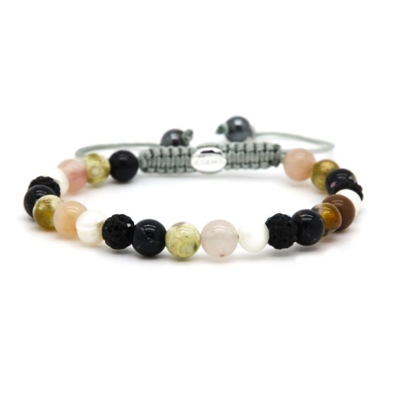 Karma armband, Spiral HANAE XS (black crystal)