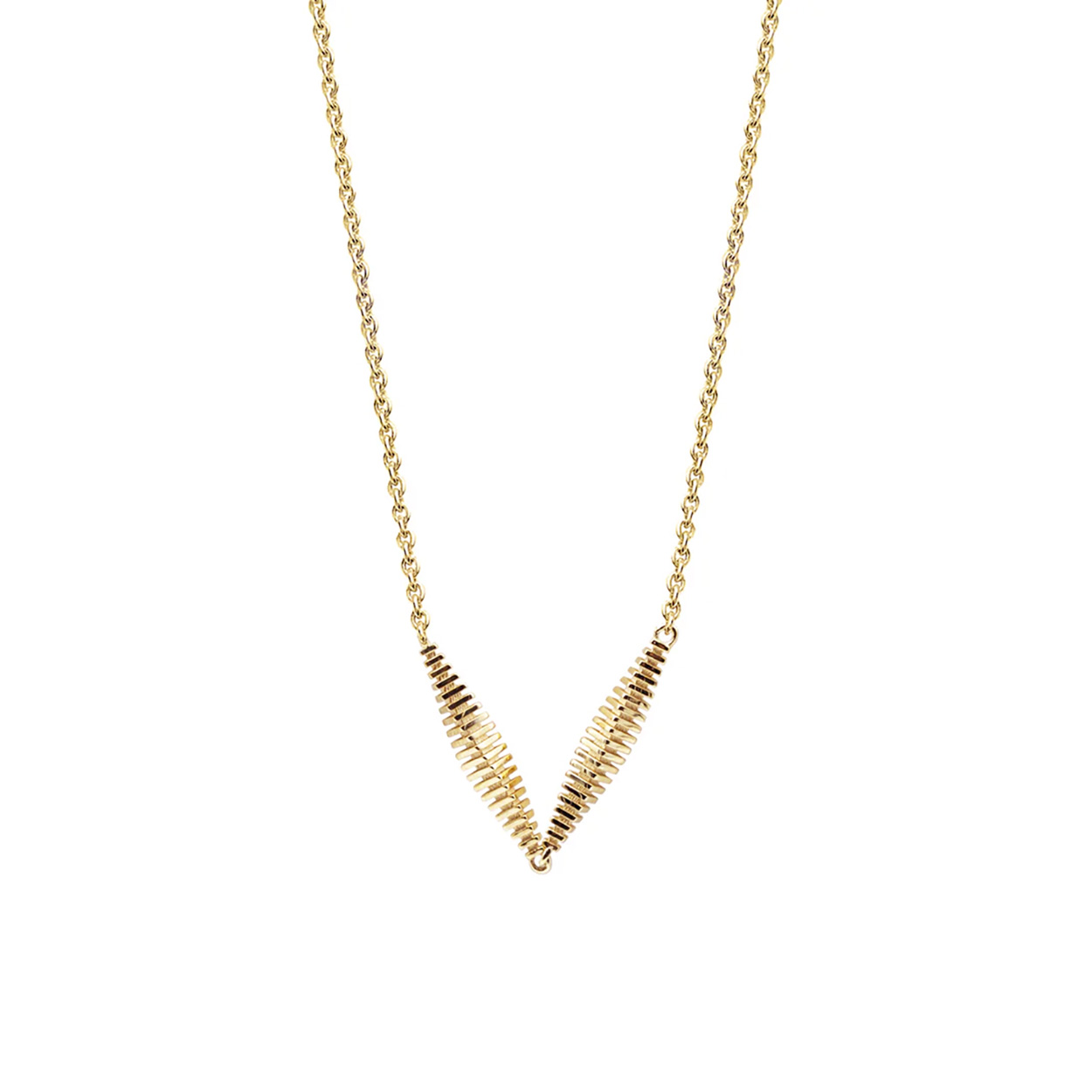 Een prachtige, subtiele 14 kt gouden collier. 
Mooi te combineren met de bijpassende armband.
