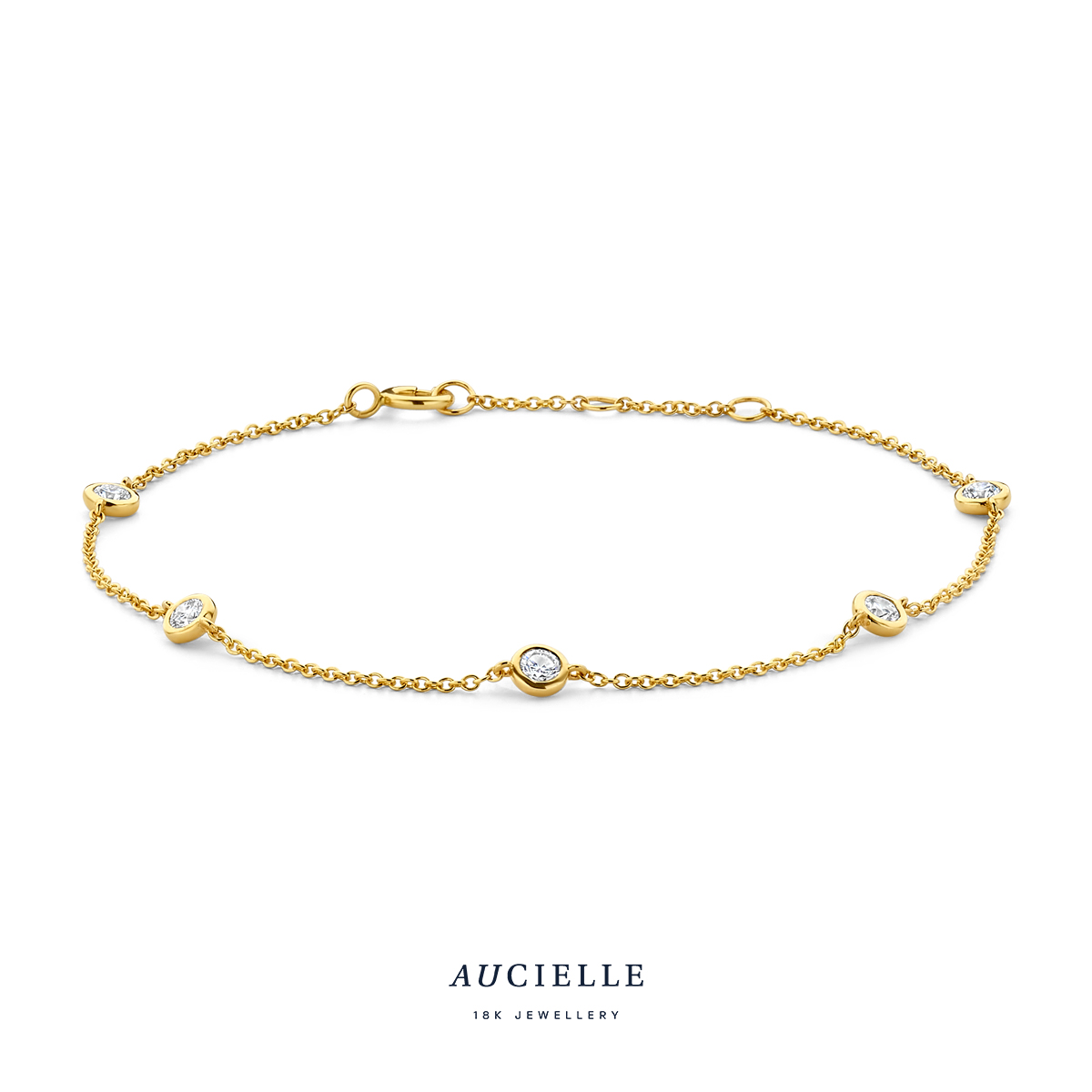 AuCielle Armband goud 18k met LG Diamond - AA9001A