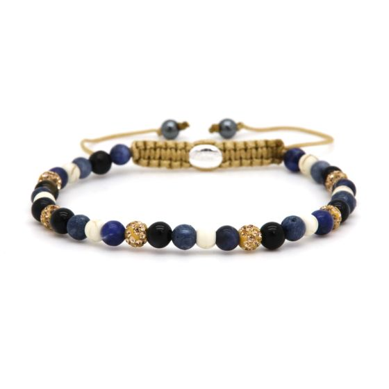 Karma armband, Spiral YARA XXS (gold crystal)