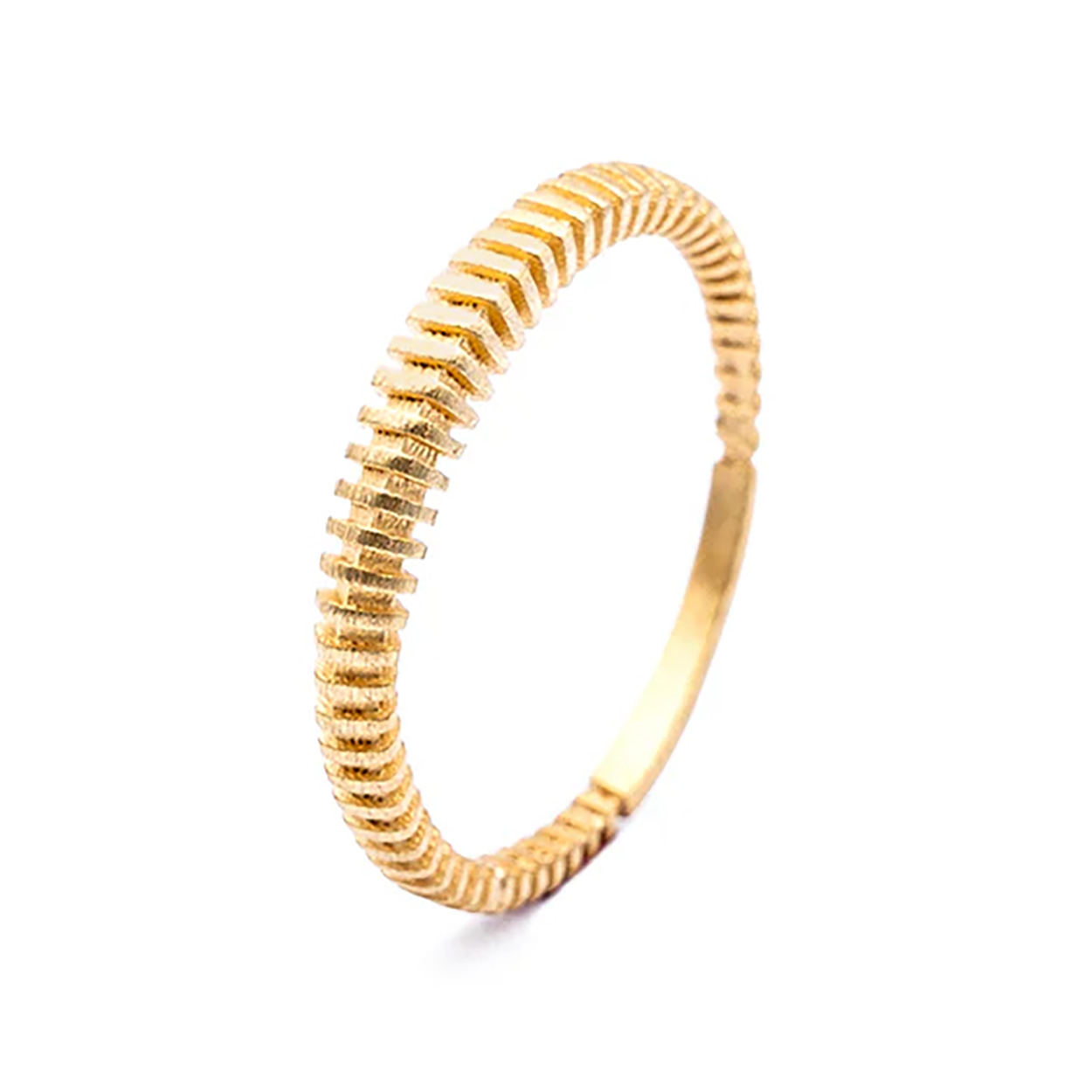 Bijzondere 14 kt geelgouden ring. Deze ring is prachtig om te combineren met de bijpassen armband en collier.