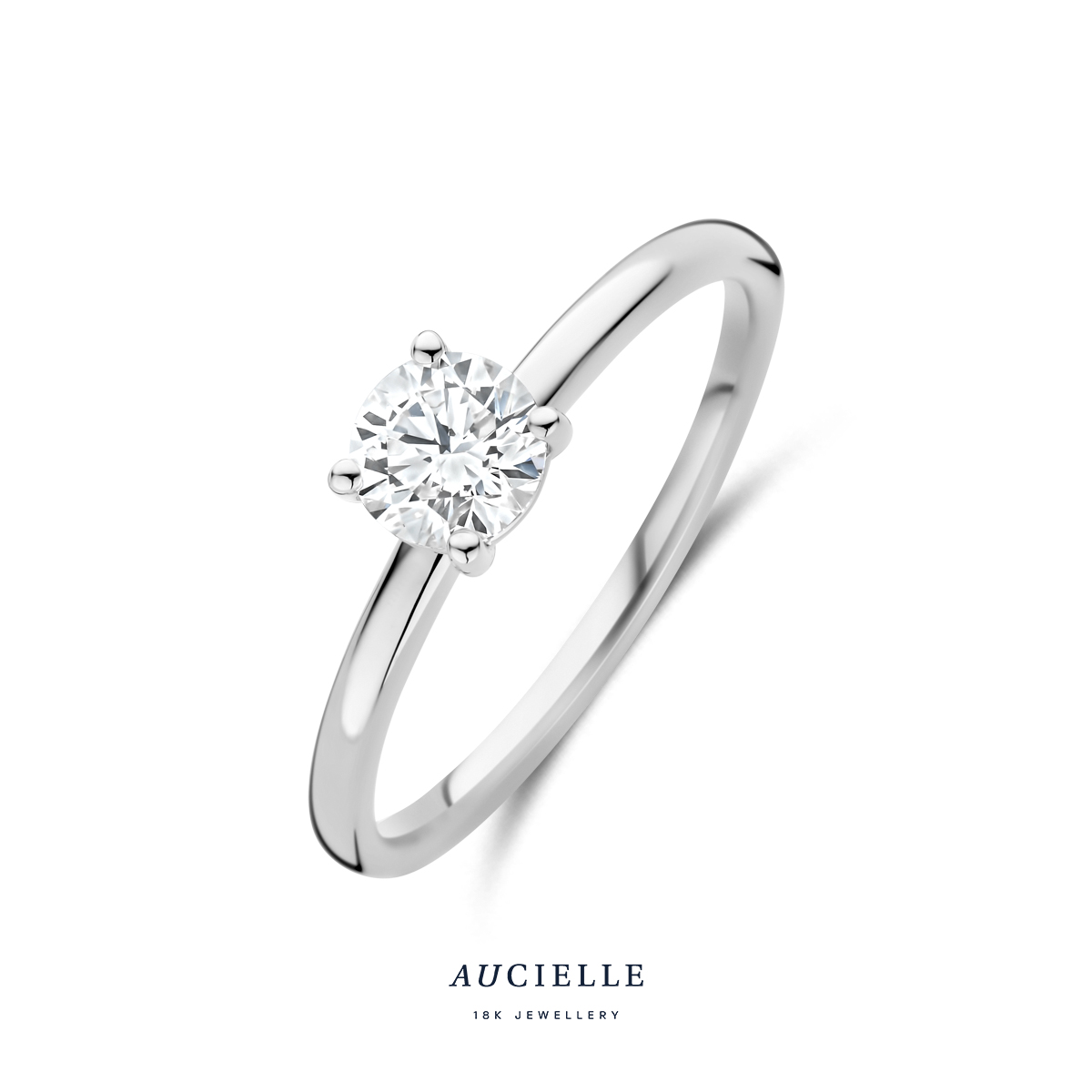 AuCielle Ring wit goud 18k LG Diamond 50p - AR9001U