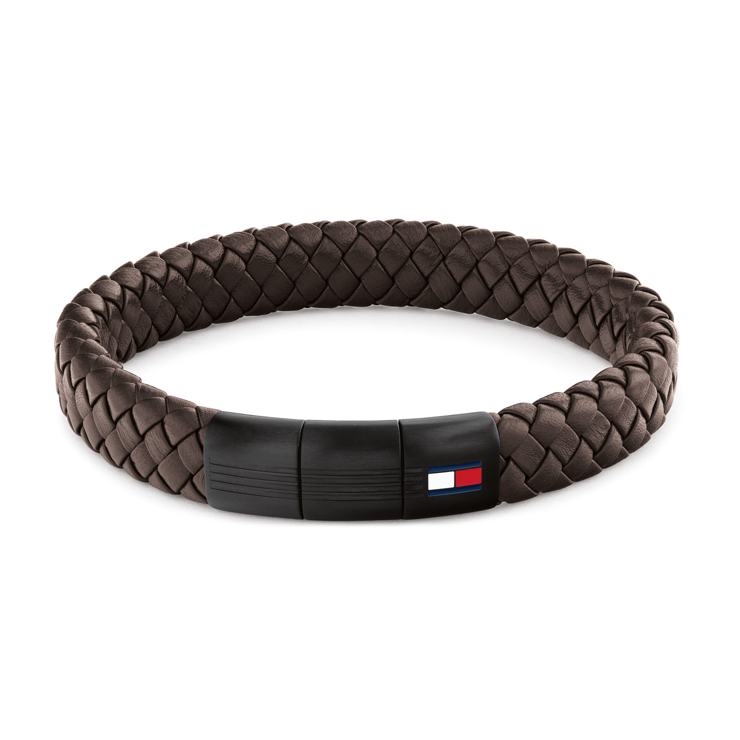 Tommy Hilfiger Jewels TJ2790661 Armband Heren Leer 18/19cm 
Deze armband van Tommy Hilfiger uit de jewelry serie Round Braided met nr: TJ2790661 is een opvallend model, een musthave voor je Tommy collectie. De bruine gevlochten leren armband heeft een stalen verstelbare schuifsluiting met het emaille Tommy logo erop, is 12mm breed en heeft een lengte van 18 en 19cm. Ook leuk te combineren met andere armbanden en sieraden van Tommy Hilfiger.

Het merk:
Tommy Hilfiger is wereldwijd één van de grootste designer lifestyle merken en is internationaal bekend om haar classic American cool stijl. De sieraden zijn voor dames en heren met een eigen stijl, die niet bang zijn om dit aan de wereld te laten zien.

Specificaties:
- Armband Bruin
- Materiaal: Leer
- Lengte verstelbaar 18 en 19cm
- Heren sieraad