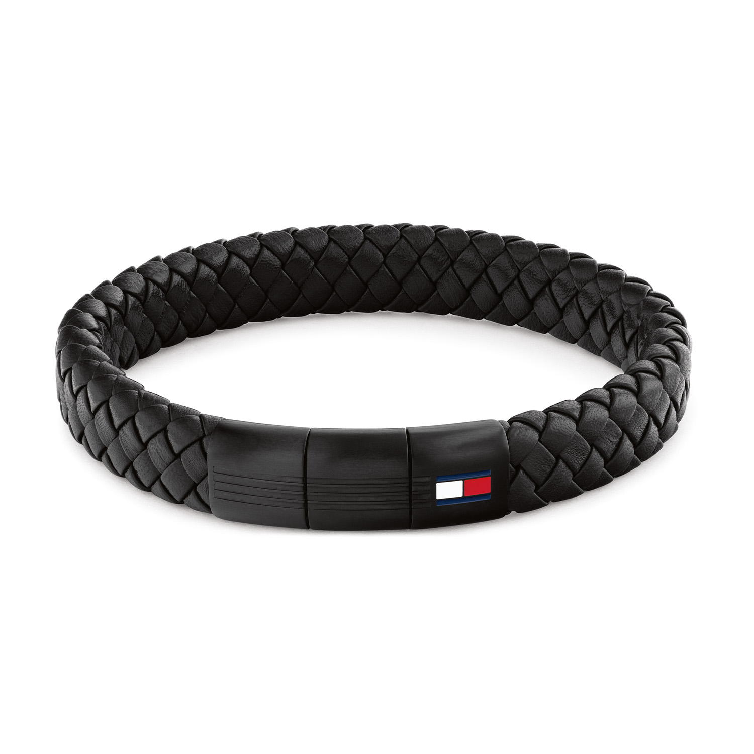 Tommy Hilfiger Jewels TJ2790662 Armband Heren Leer 18/19cm 
Deze armband van Tommy Hilfiger uit de jewelry serie Round Braided met nr: TJ2790662 is een opvallend model, een musthave voor je Tommy collectie. De zwarte gevlochten leren armband heeft een zwart stalen verstelbare schuifsluiting met het emaille Tommy logo erop, is 12mm breed en heeft een lengte van 18 en 19cm. Ook leuk te combineren met andere armbanden en sieraden van Tommy Hilfiger.

Het merk:
Tommy Hilfiger is wereldwijd één van de grootste designer lifestyle merken en is internationaal bekend om haar classic American cool stijl. De sieraden zijn voor dames en heren met een eigen stijl, die niet bang zijn om dit aan de wereld te laten zien.

Specificaties:
- Armband Zwart
- Materiaal: Leer
- Lengte verstelbaar 18 en 19cm
- Heren sieraad