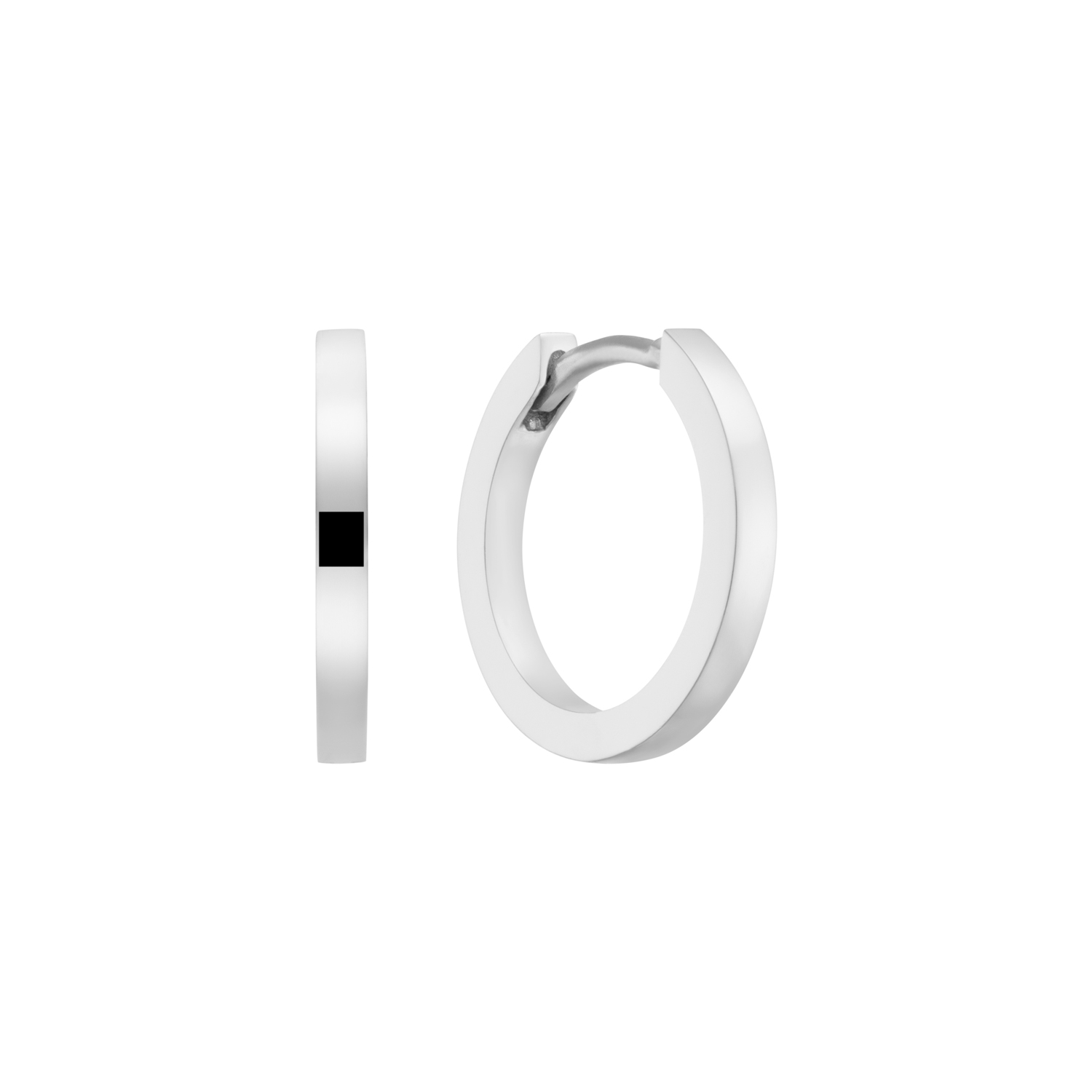 Deze Klapoorring mt gl 12x1,7mm RH 925, modelnummer 107250012, is een prachtig paar creolen gemaakt van zilver. Ze zijn 14,7 mm hoog en 1,7 mm breed, met een gewicht van 2,5 gram. De zilverkleurige finish geeft een elegante uitstraling. Perfect te dragen bij zowel casual als formele gelegenheden voor een verfijnde look.