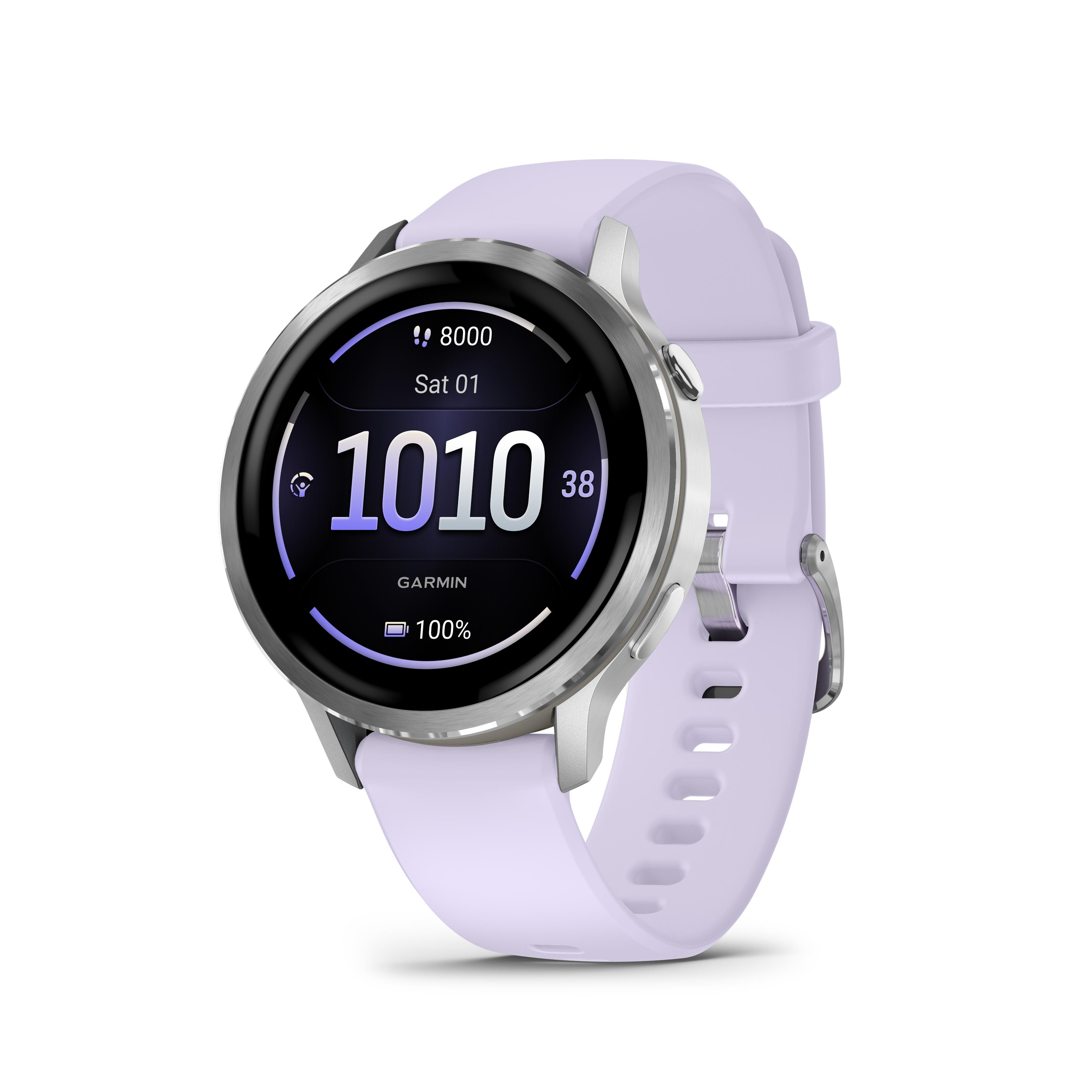 Deze Garmin smartwatch behoort tot de Venu 4 collectie.
Referentienummer: 010-03013-01

De Venu 4 GPS-smartwatch is speciaal ontworpen met geavanceerde gezondheids- en fitnessfuncties om je pols zodat je jouw lichaam beter begrijpt en gezondere beslissingen kunt nemen.

Met de nieuwe health status zie je in één oogopslag of je hartslag, HRV, huidtemperatuur en Pulse Ox tijdens het slapen - buiten je normale bereik vallen. Registreer aangepast of vooraf ingesteld gedrag, zoals cafeïne- en alcoholconsumptie, en bekijk rapporten over de invloed van deze keuzes op je slaap, stress en HRV in de Garmin Connect app.

Garmin verlegt grenzen op sportgebied met hun nieuwe fitness functies. Met de nieuwe Fitness Race app registreer je gemakkelijk je fitness trainingen of fitness races zoals HYROX. Neem ook automatisch tussentijden op met ingebouwde profielen voor triatlons, duatlons, brick-workouts en zwemsessies.

Wijzig nu eenvoudig de lettergroote van je smartwatch aan of pas de kleurenfilters aan als hulpmiddel bij verschillende vormen van kleurenblindheid. De Garmin Venu 4 beschikt over een batterijduur van 10 dagen in smartwatch modus en tot 3 dagen in always- on modus. 