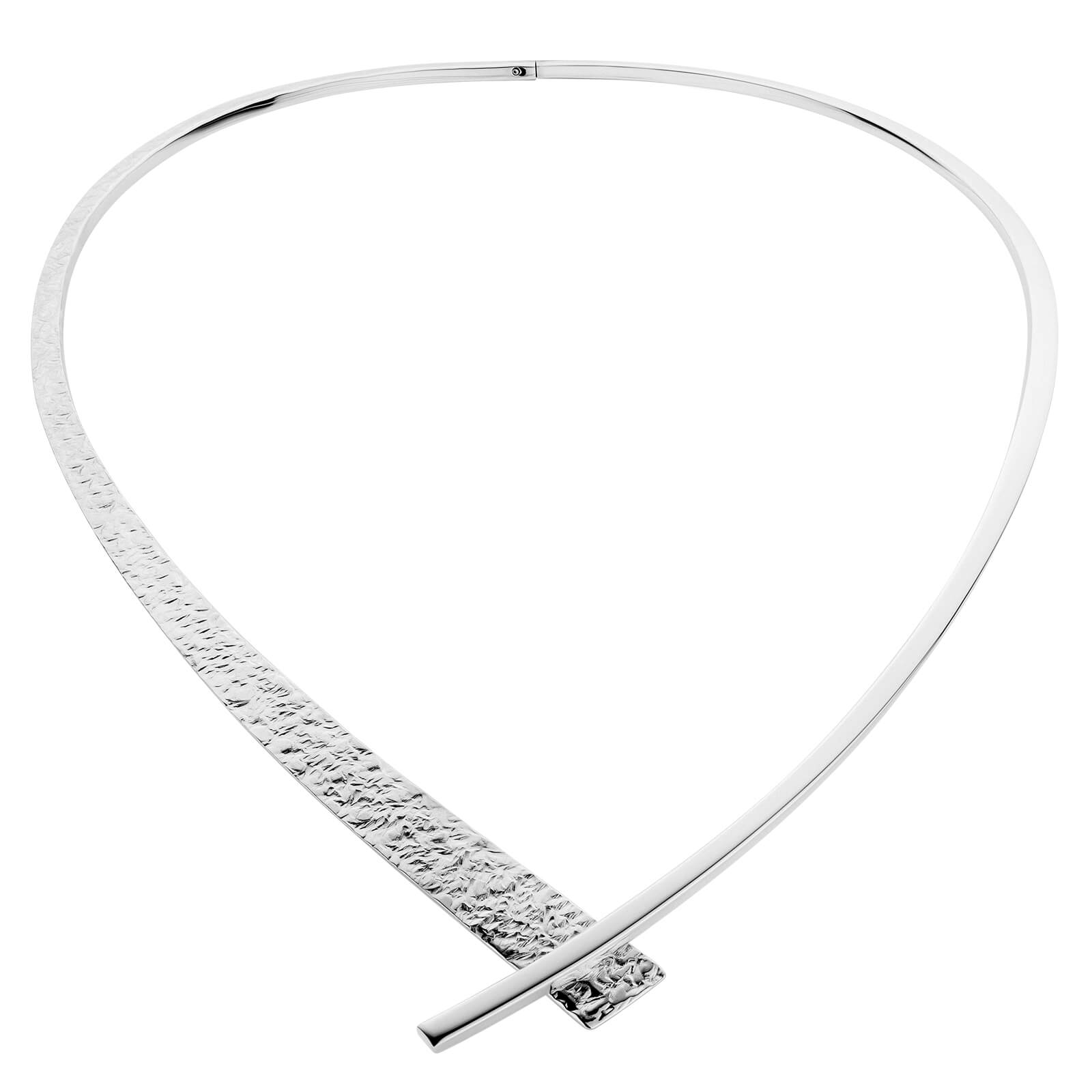 Zilverspang hamerslag + glad
van breed naar smal.