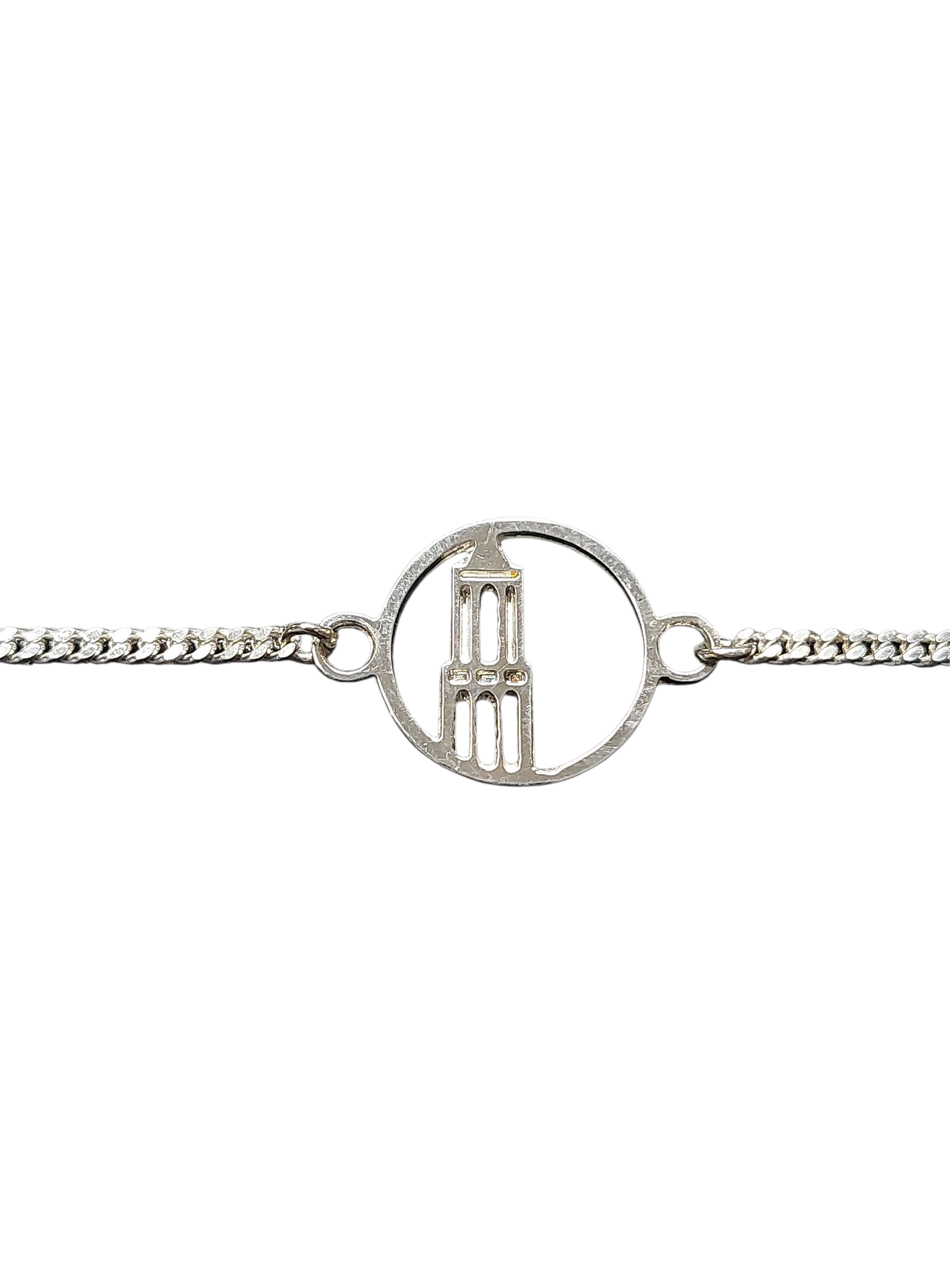 Zilver armband met tussenstuk Domtoren