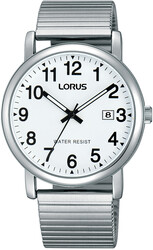 Lorus heren pols horloge quarts met metalen rekband. 3 ATM waterdicht.