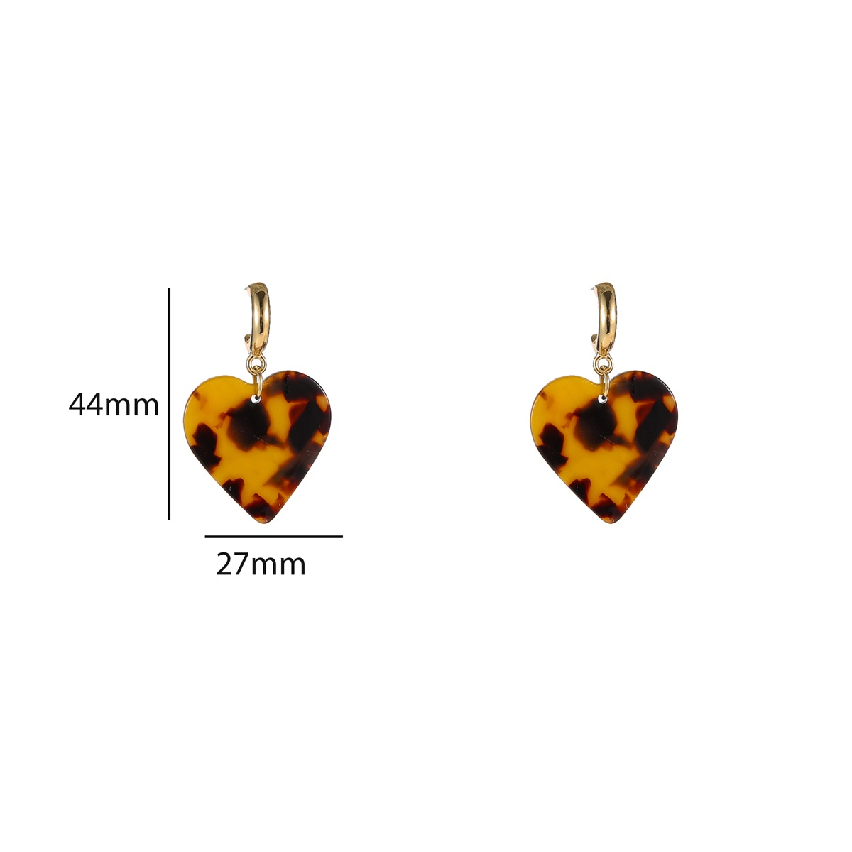 De Day & Eve Oorstekers Heart Dangle - Leopard E55017-2 zijn charmante stud oorbellen met een speels hart- en luipaardmotief. Perfect voor zowel casual als formele gelegenheden. Combineer ze met een elegante halslijn of een opgestoken kapsel om de details te accentueren. Een veelzijdige keuze die elke outfit een trendy touch geeft.