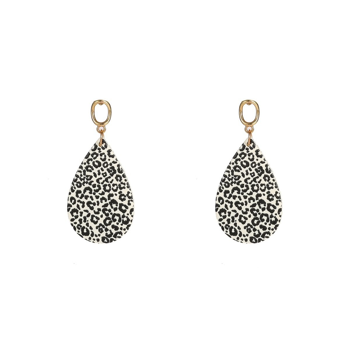 De Day & Eve Oorsteker Drop Dangle in Cream Leopard, modelnummer E55039-2, is een opvallend sieraad in de categorie "Jewel" en type "Stud Earrings". Deze oorbellen combineren een elegante druppelvorm met een uniek luipaardontwerp. Ze zijn perfect te dragen bij een casual of chique outfit, waarbij ze elke look een trendy accent geven.