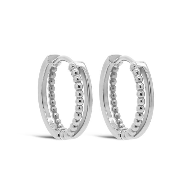 Karma oorringen ROSY dots | zilver | 16mm | H675S