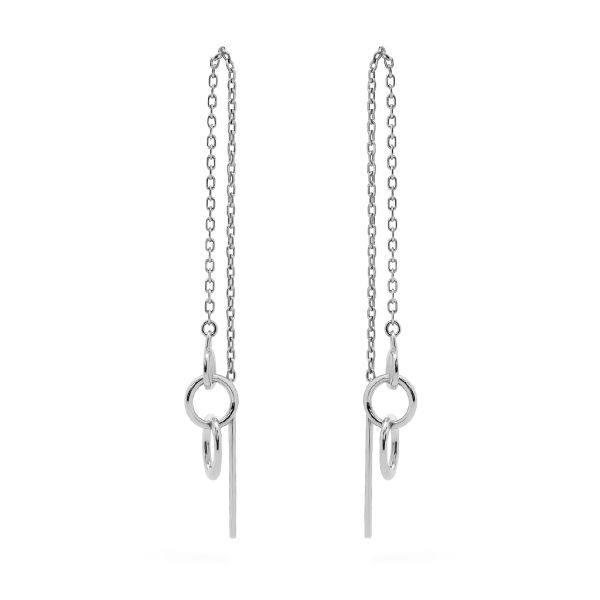 Karma pull trough NIA open circle | zilver | P38S