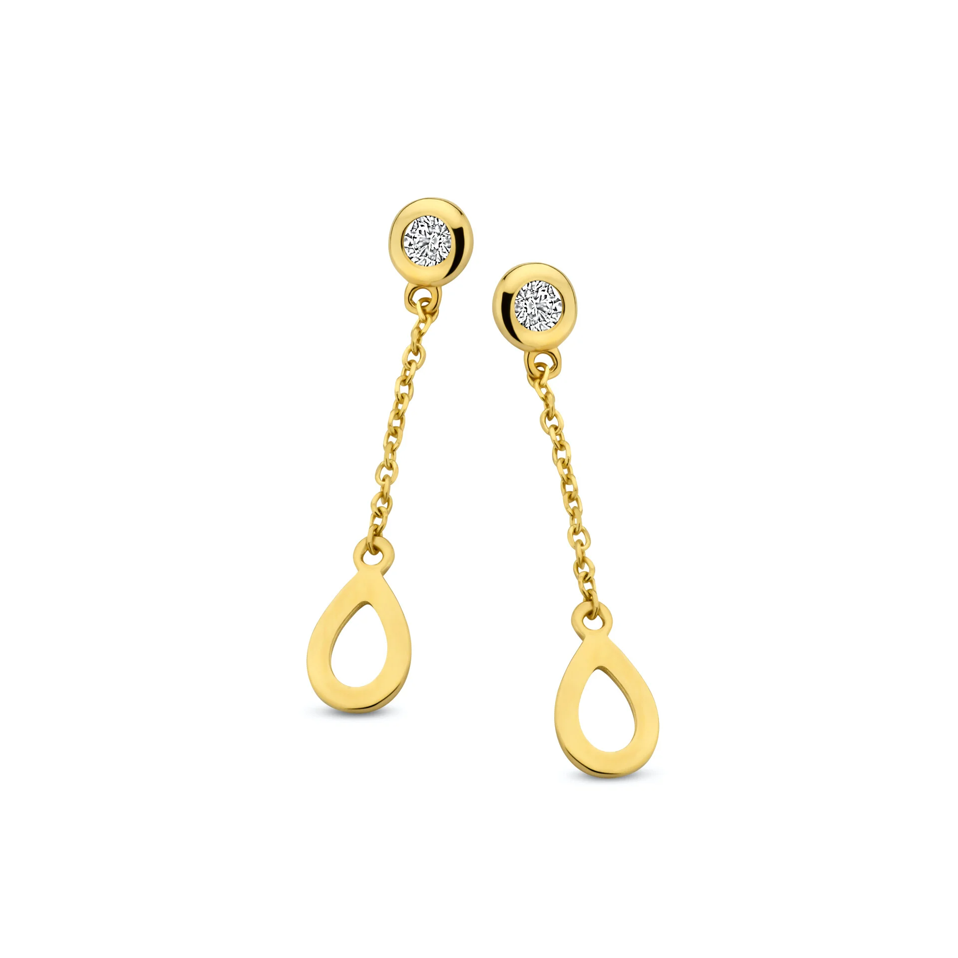Oorhangers met zirkonia