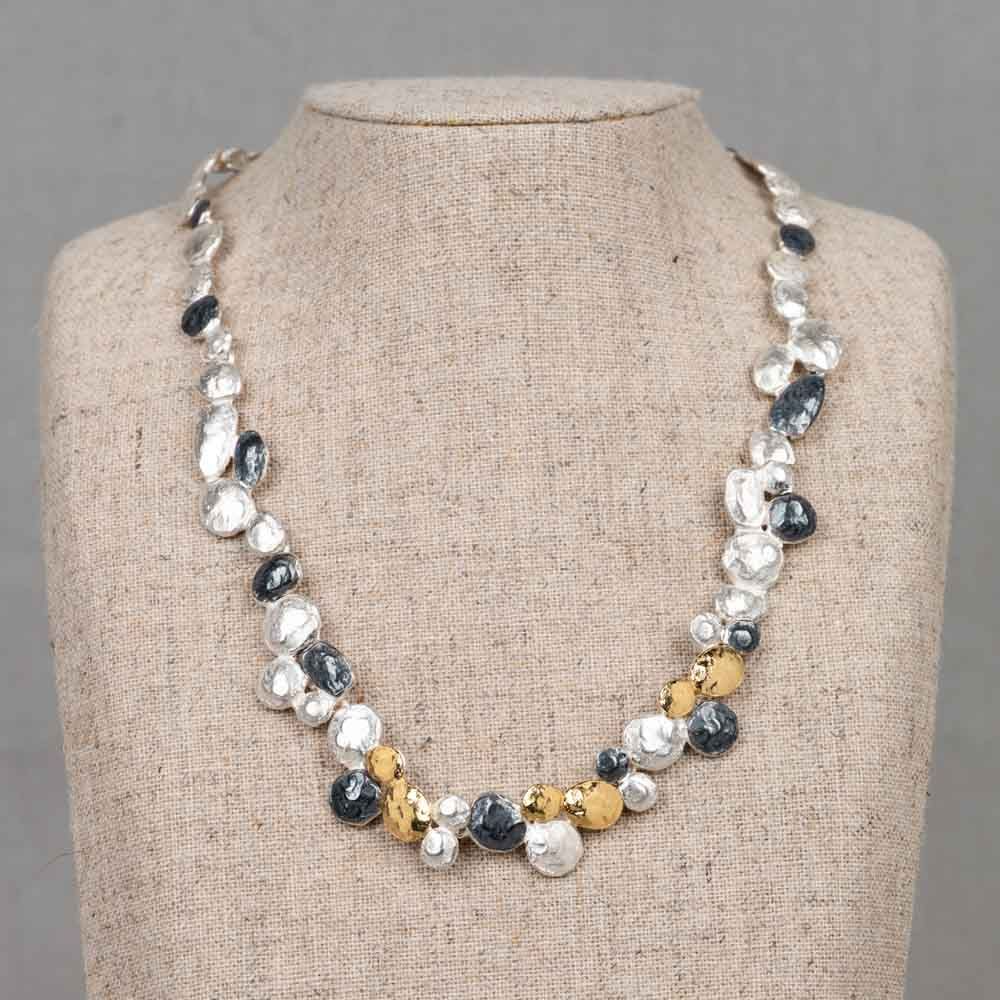 Collier Ladybug 925 sterling zilver, oxy, verguld