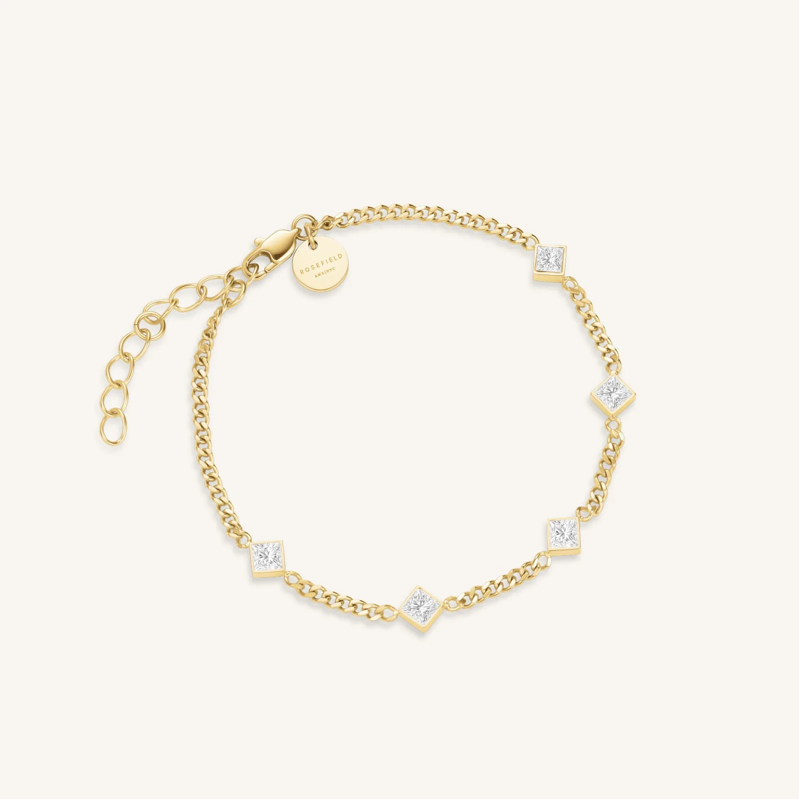 Rosefield Crystal Bracelet Gold JBCPG-J1172
edelstaal goldplated