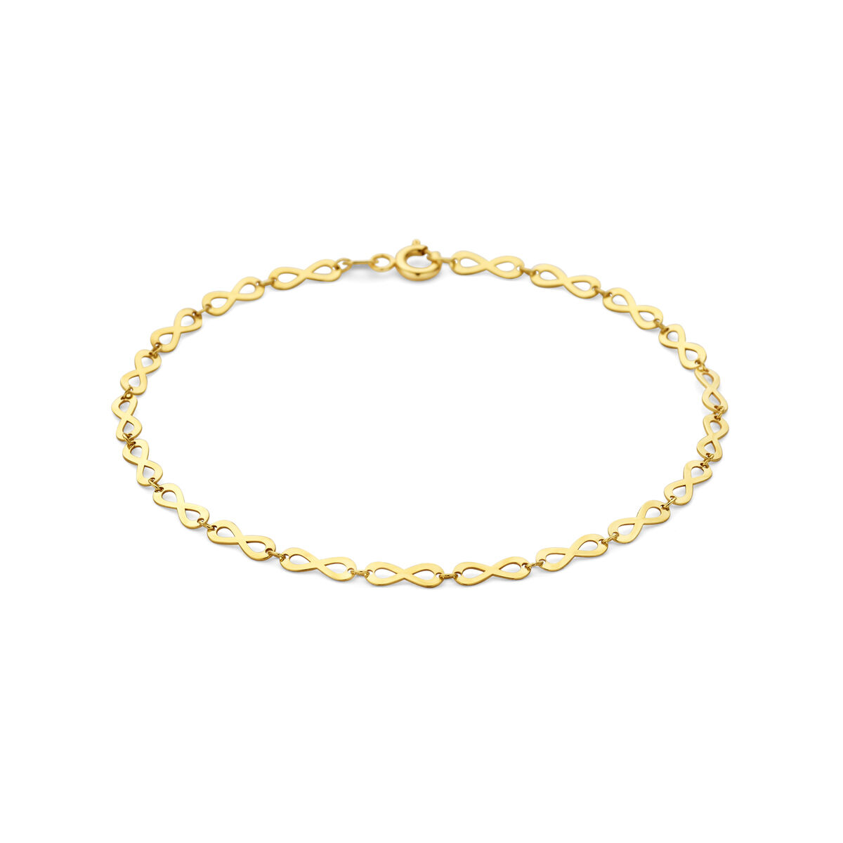 Gouden Armband met Infinity Tekens 