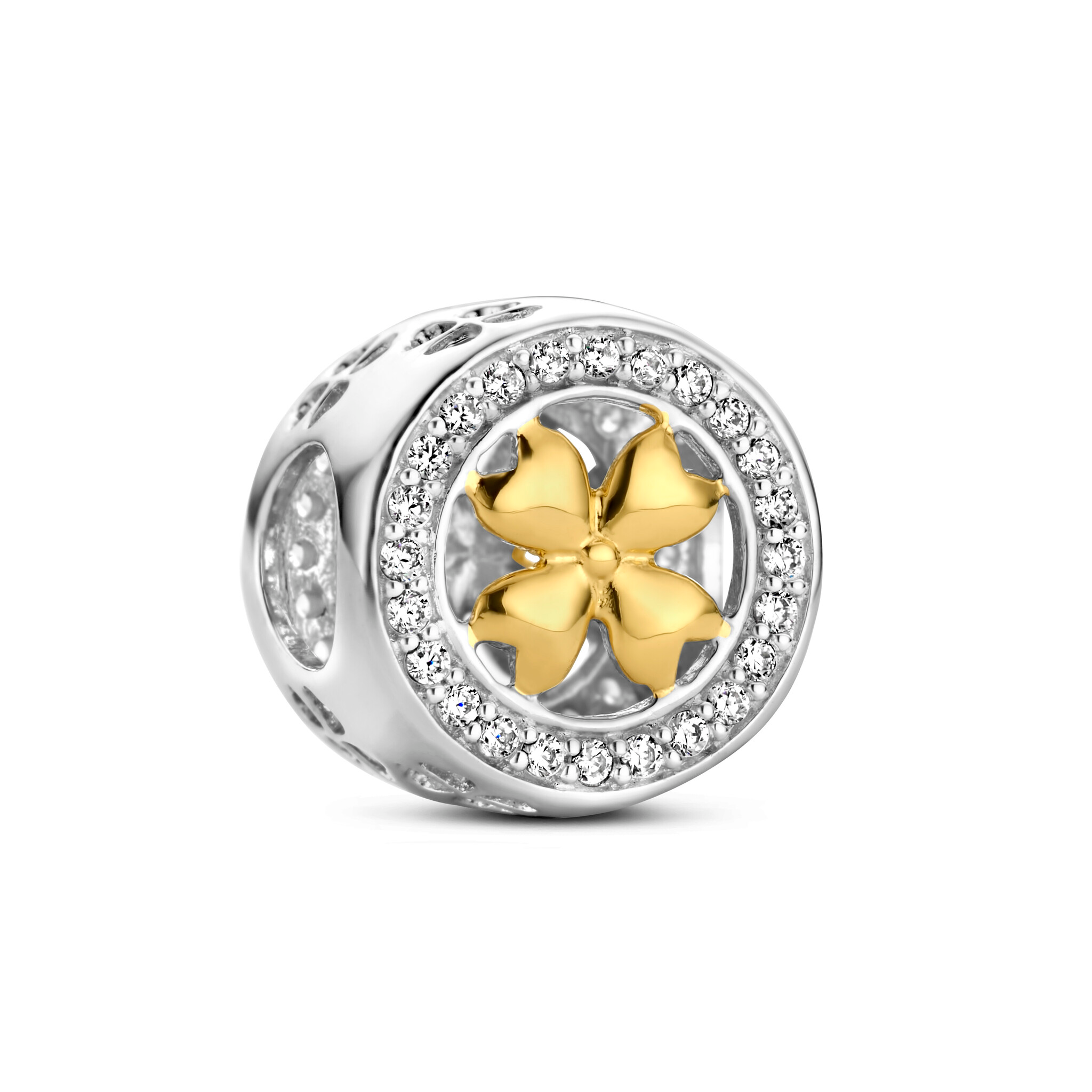 Rosa di Luca 665.003 Bedel Klavertje 4 Verguld