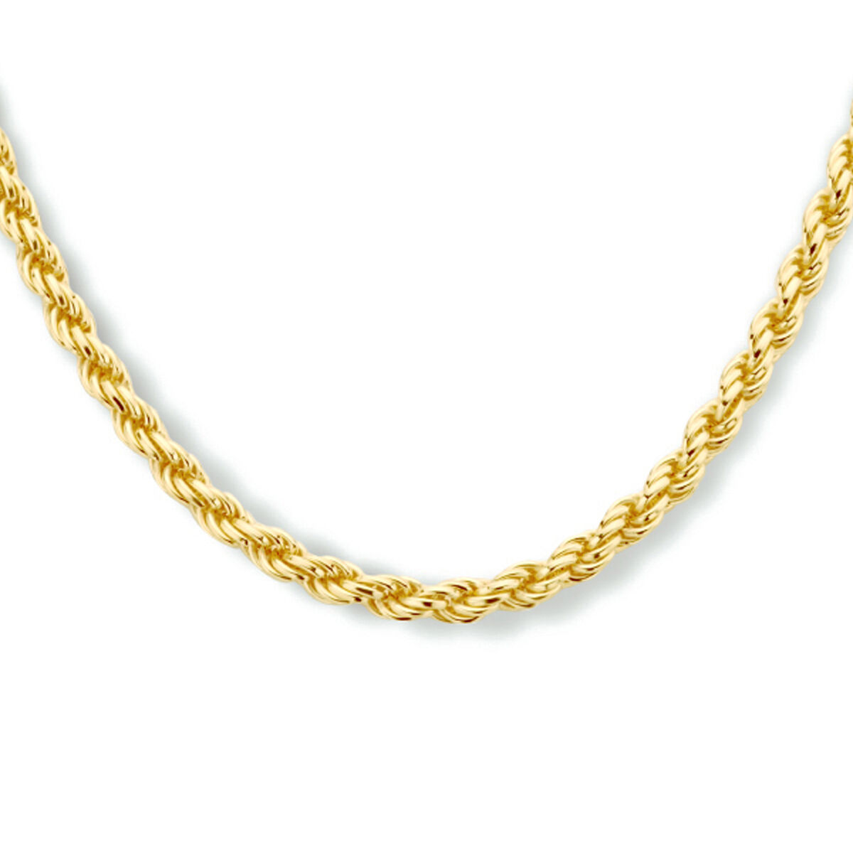 De halsketting koord 5 mm 14k goud, biedt een elegante uitstraling met zijn gouden kleur en 14 karaat materiaal. Het heeft een lengte van 60cm en een breedte van 5 mm, gemaakt van goud. De ketting is voorzien van een stevige karabijnsluiting. Perfect te dragen als dagelijks accessoire of voor speciale gelegenheden.