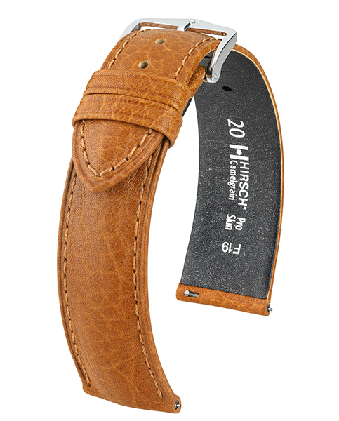 HIRSCH CAMELGRAIN L HONEY CALF 22/20MM 01009010-2-22.
De specificaties zijn als volgt:
Bandbreedte: 22