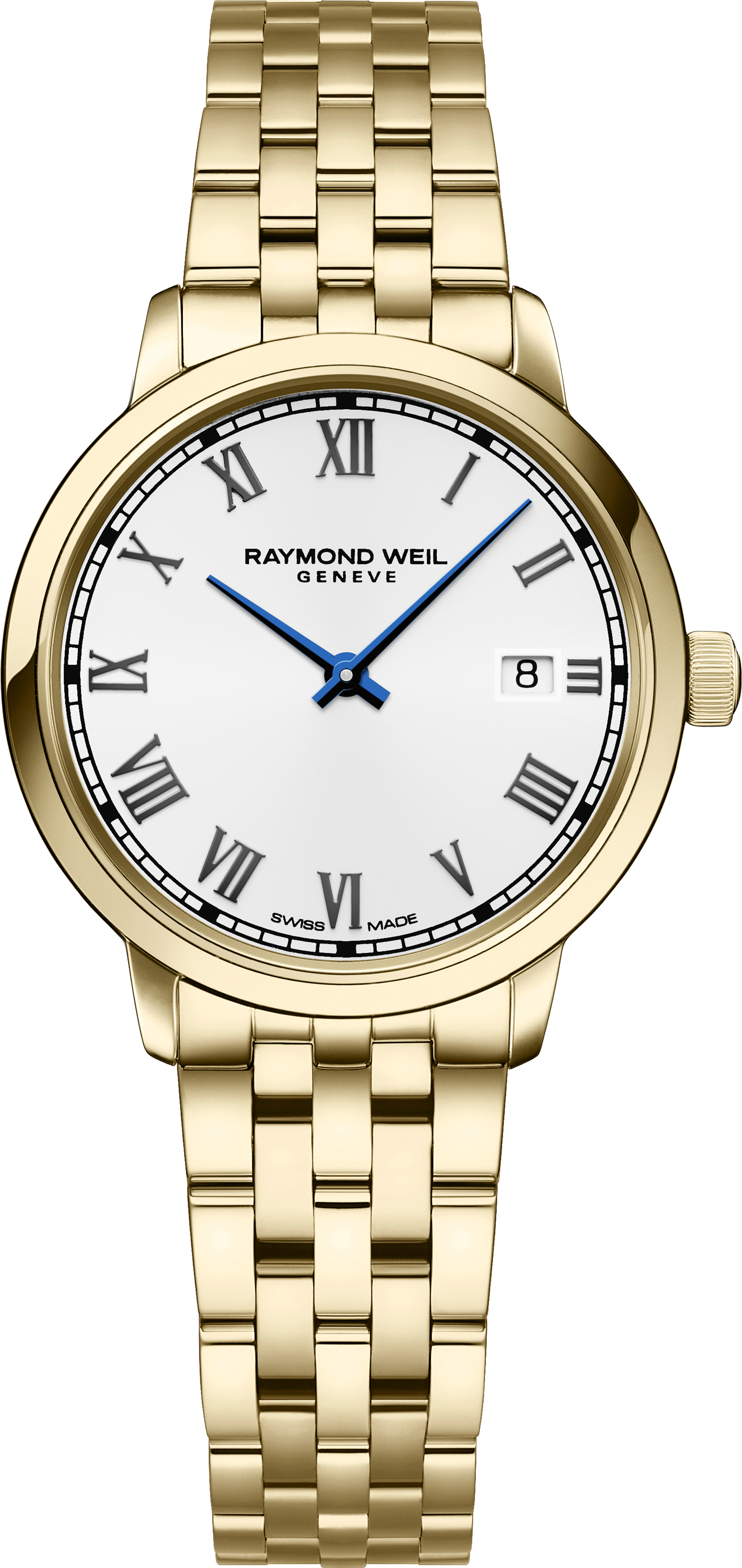 Dit is een horloge van het merk Raymond Weil gemaakt voor dames.
De specificaties zijn als volgt:
Kastmaat: 29 mm
Waterdichtheid: 5 ATM / 50 Meter / 165 Feet
Dit horloge heeft de volgende functies/eigenschappen:
Datumaanduiding