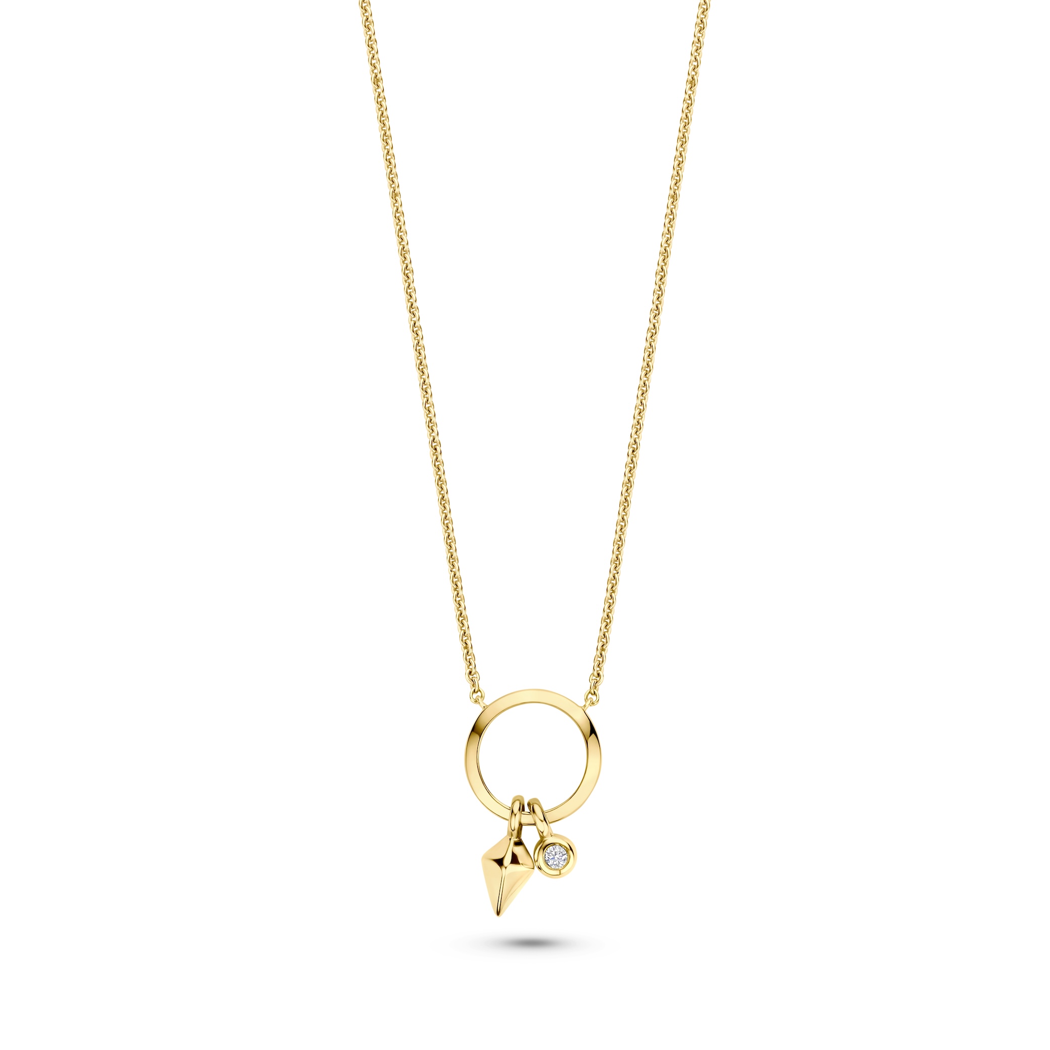Dit is een collier van het merk FJF Jewellery gemaakt voor dames.