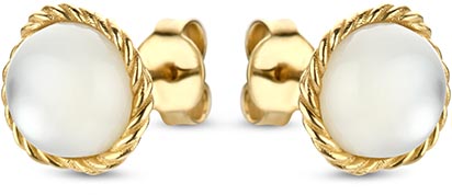 Dit zijn oorbellen van het merk Italo Bottene gemaakt voor dames.