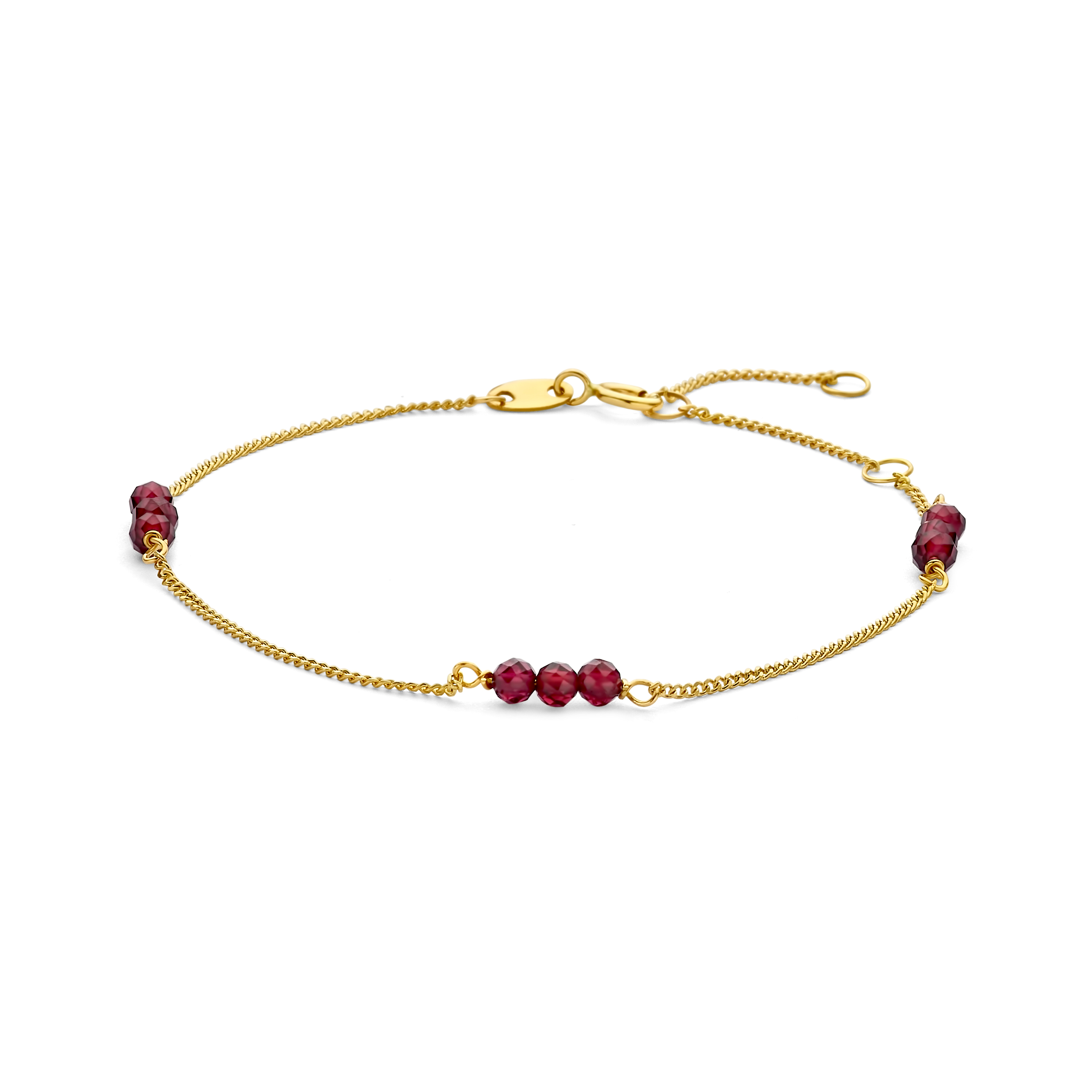 Swing Jewels gouden armband met granaat