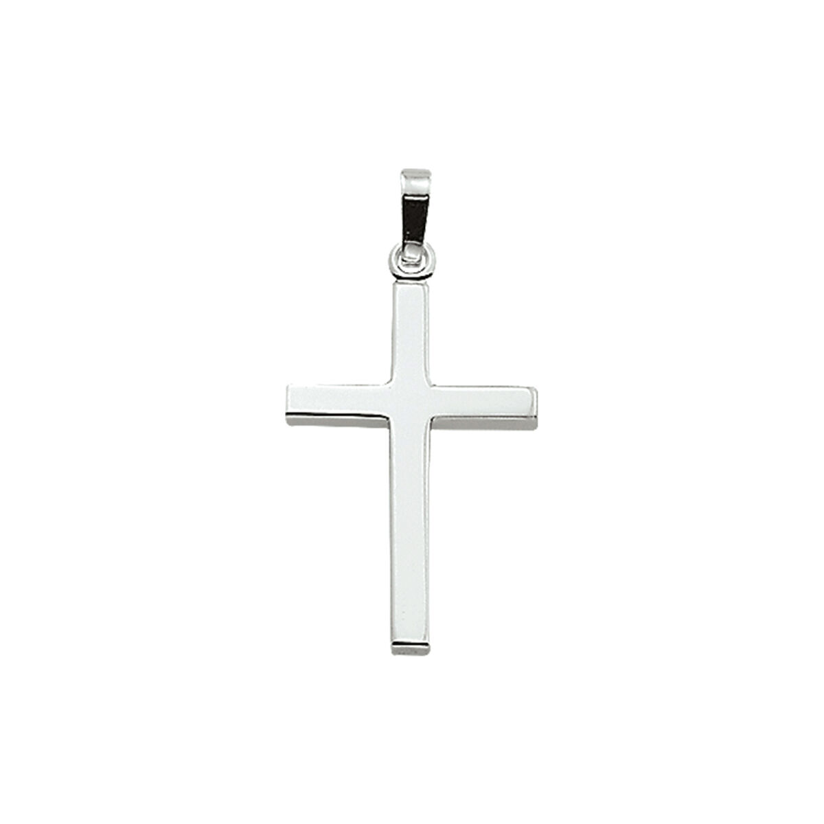 hanger kruis zilver wit