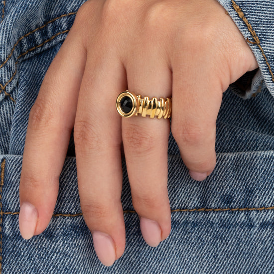 Melano ring zonder zetting