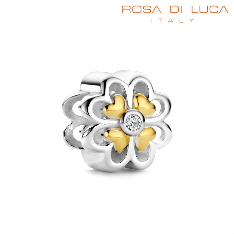 Rosa di Luca 665.009 Bedel Klavertje Verguld