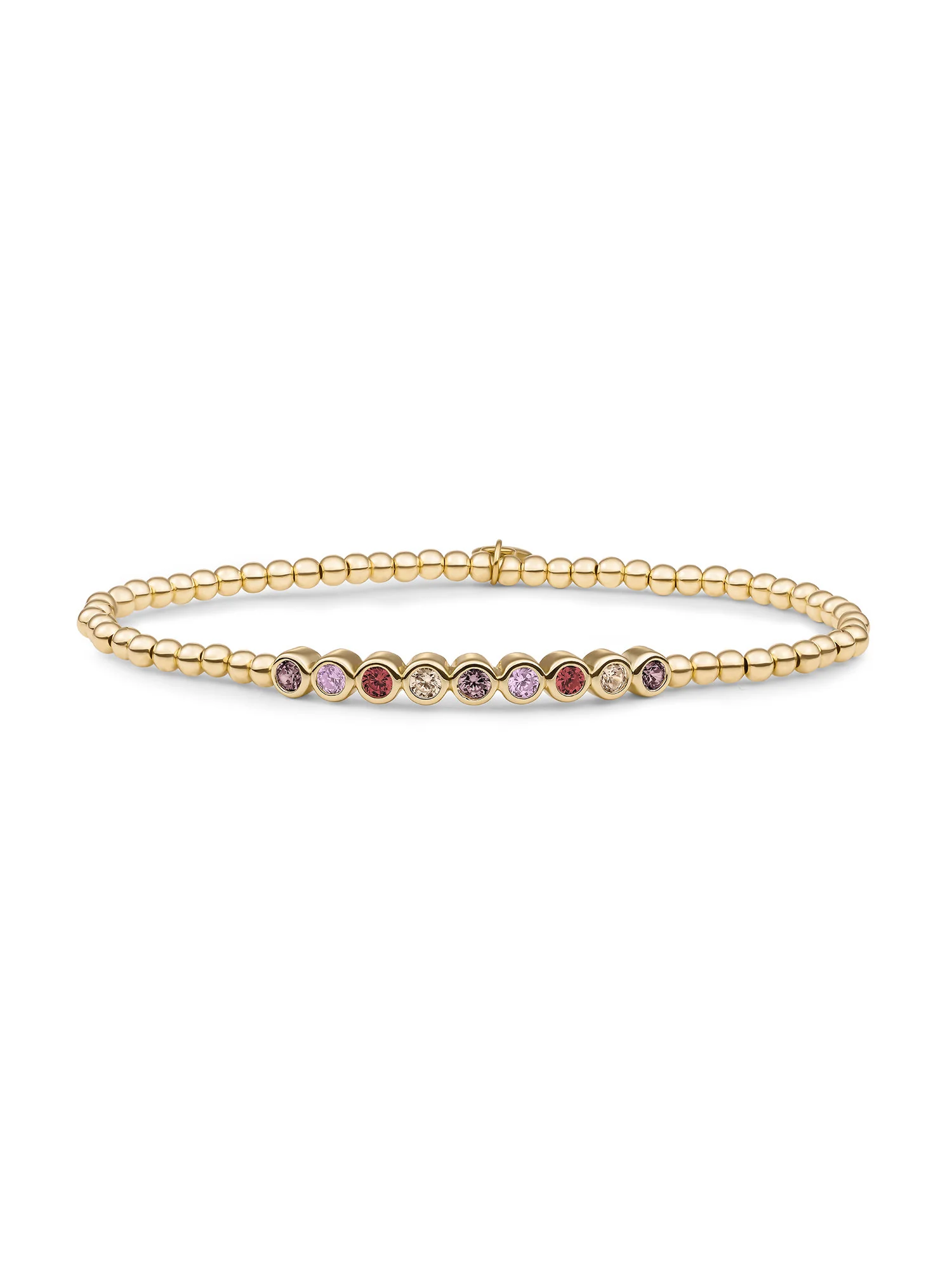 De Bracelet Crystal Tube - Gold - Multi CZ (modelnummer SB-G-3MM-TB06) is een verfijnd sieraad met een glinsterende gouden buis en kleurrijke zirkonia's. Dit juweel valt onder de categorie armband. Draag het solo voor een subtiele uitstraling of combineer met andere armbanden voor een gelaagde look. Ideaal voor elke gelegenheid.