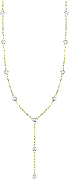 Ketting zilver plaque zirconium