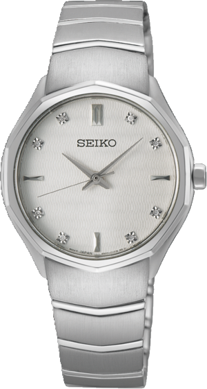 Seiko dameshorloge met 8 Diamanten